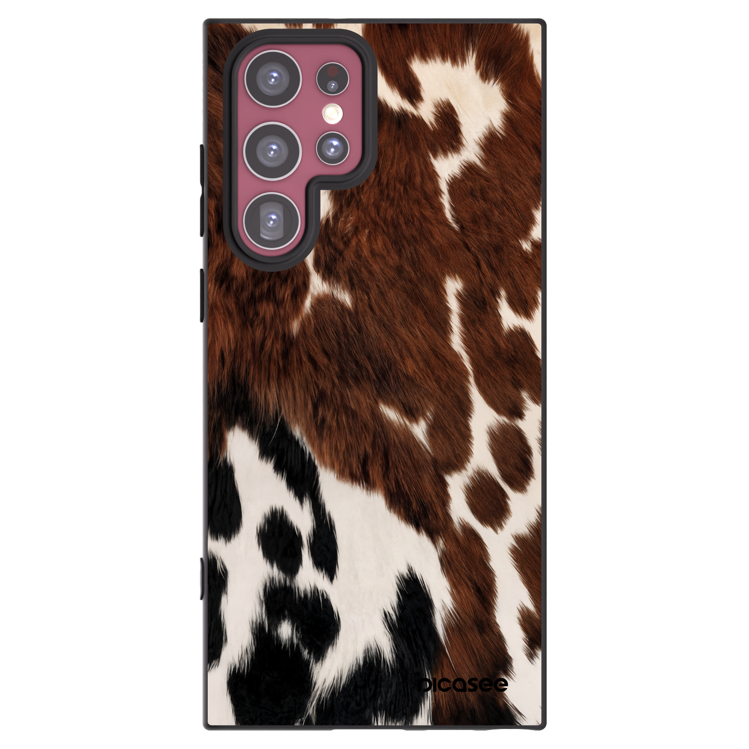 Picasee silikonový černý obal pro Samsung Galaxy S22 Ultra 5G - Rust