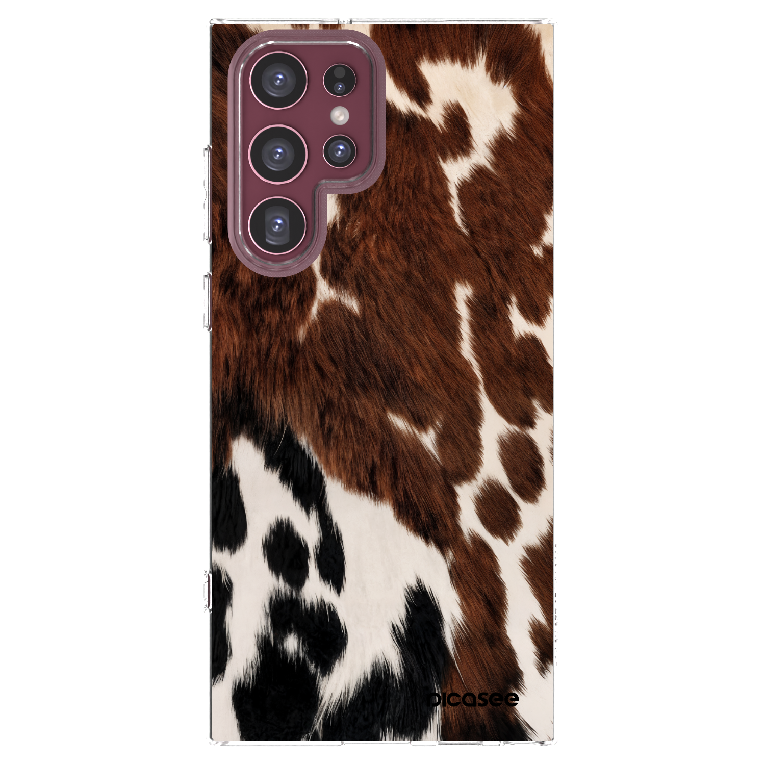 Picasee silikonový průhledný obal pro Samsung Galaxy S22 Ultra 5G - Rust