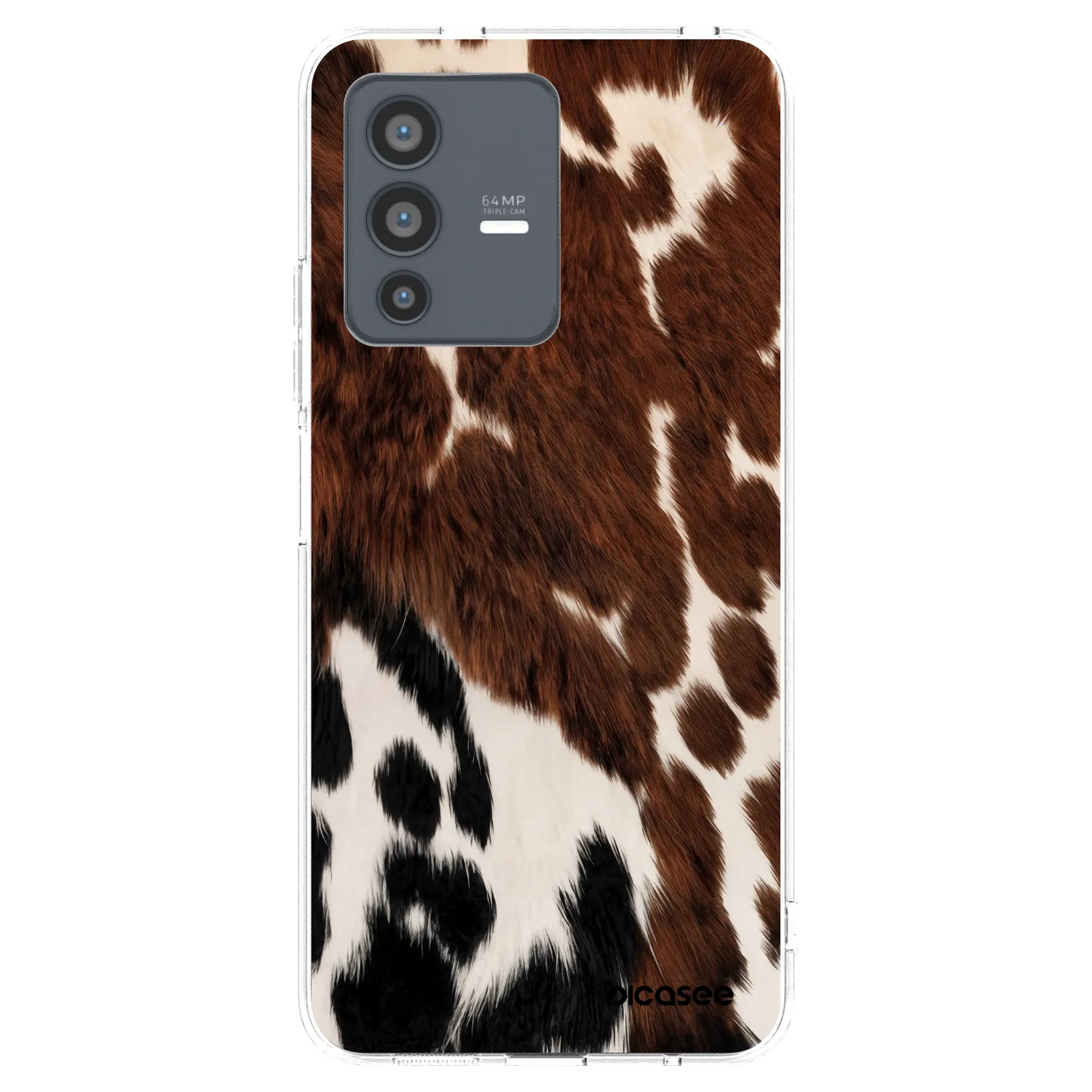 Picasee silikonový průhledný obal pro Vivo V23 5G - Rust
