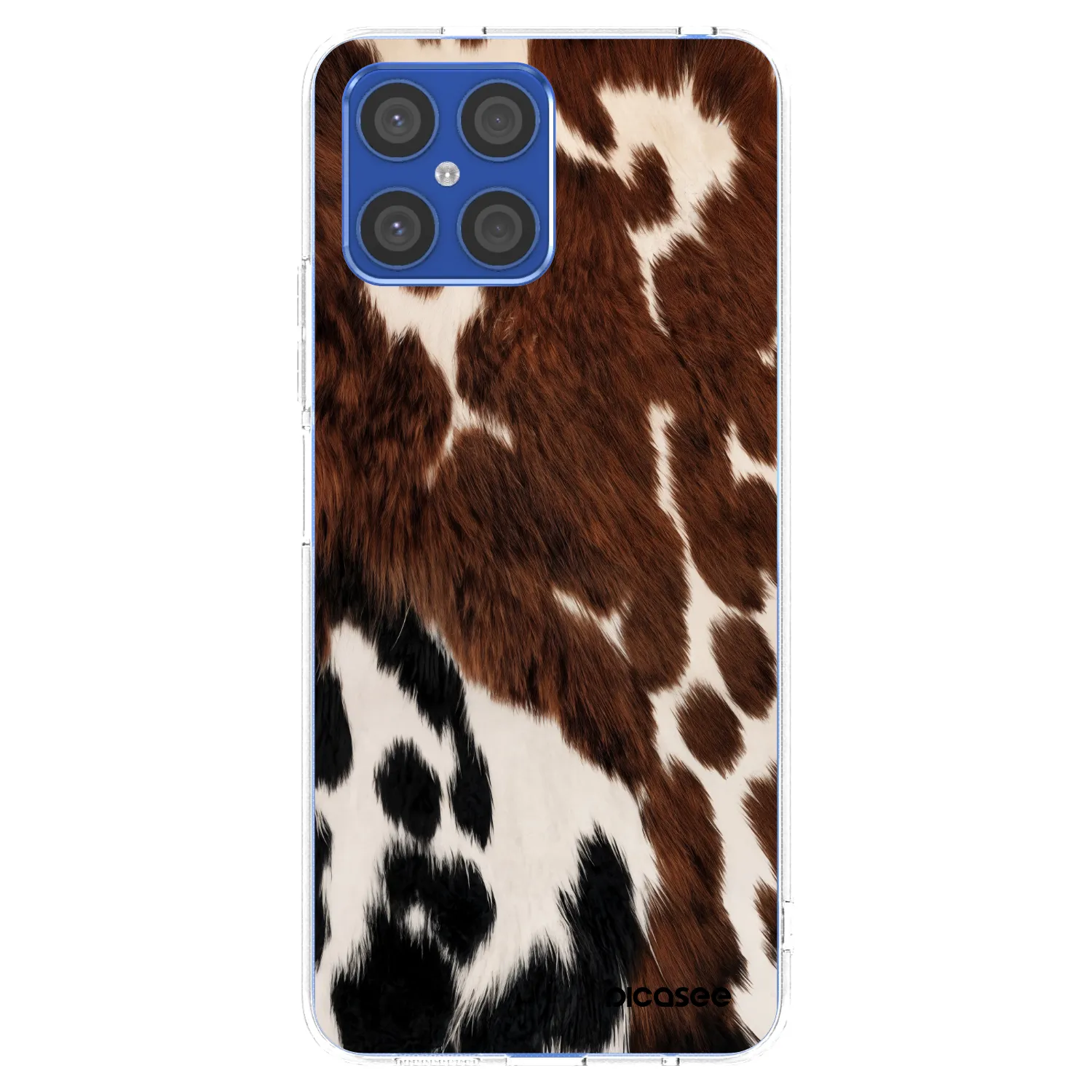 Picasee silikonový průhledný obal pro Honor X8 4G - Rust