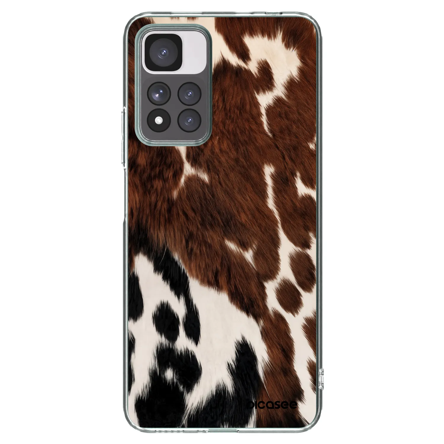 Picasee silikonový průhledný obal pro Xiaomi Redmi Note 11 Pro+ 5G - Rust