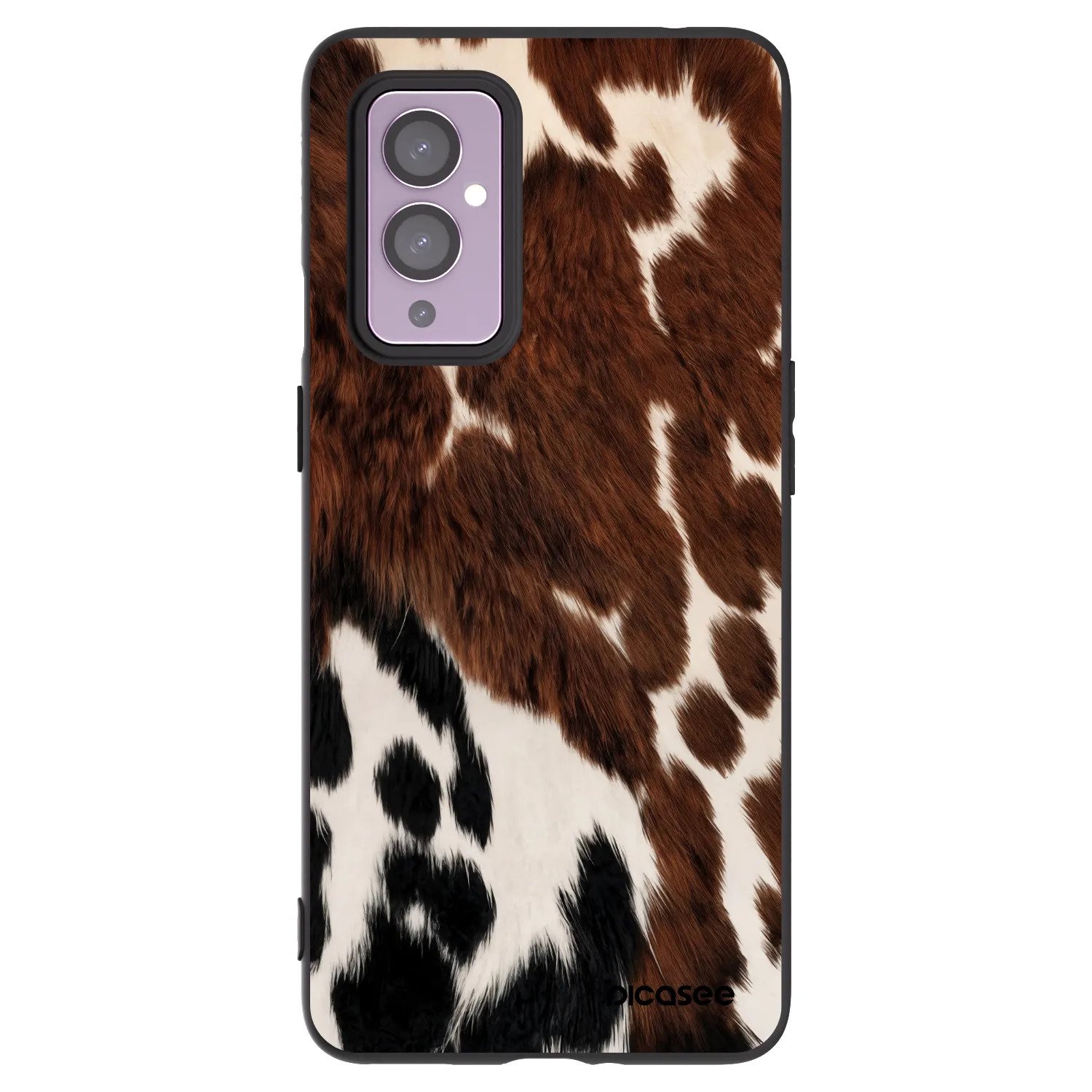Picasee silikonový černý obal pro OnePlus 9 - Rust