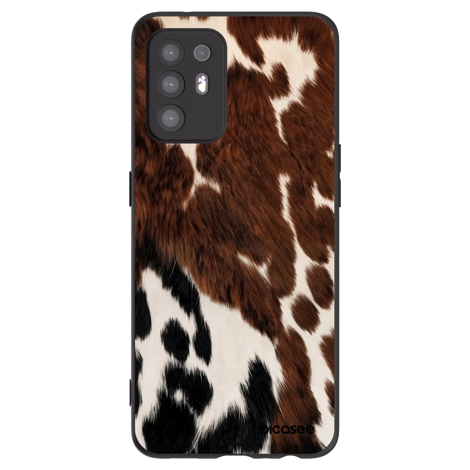 Picasee silikonový černý obal pro OPPO A94 5G - Rust