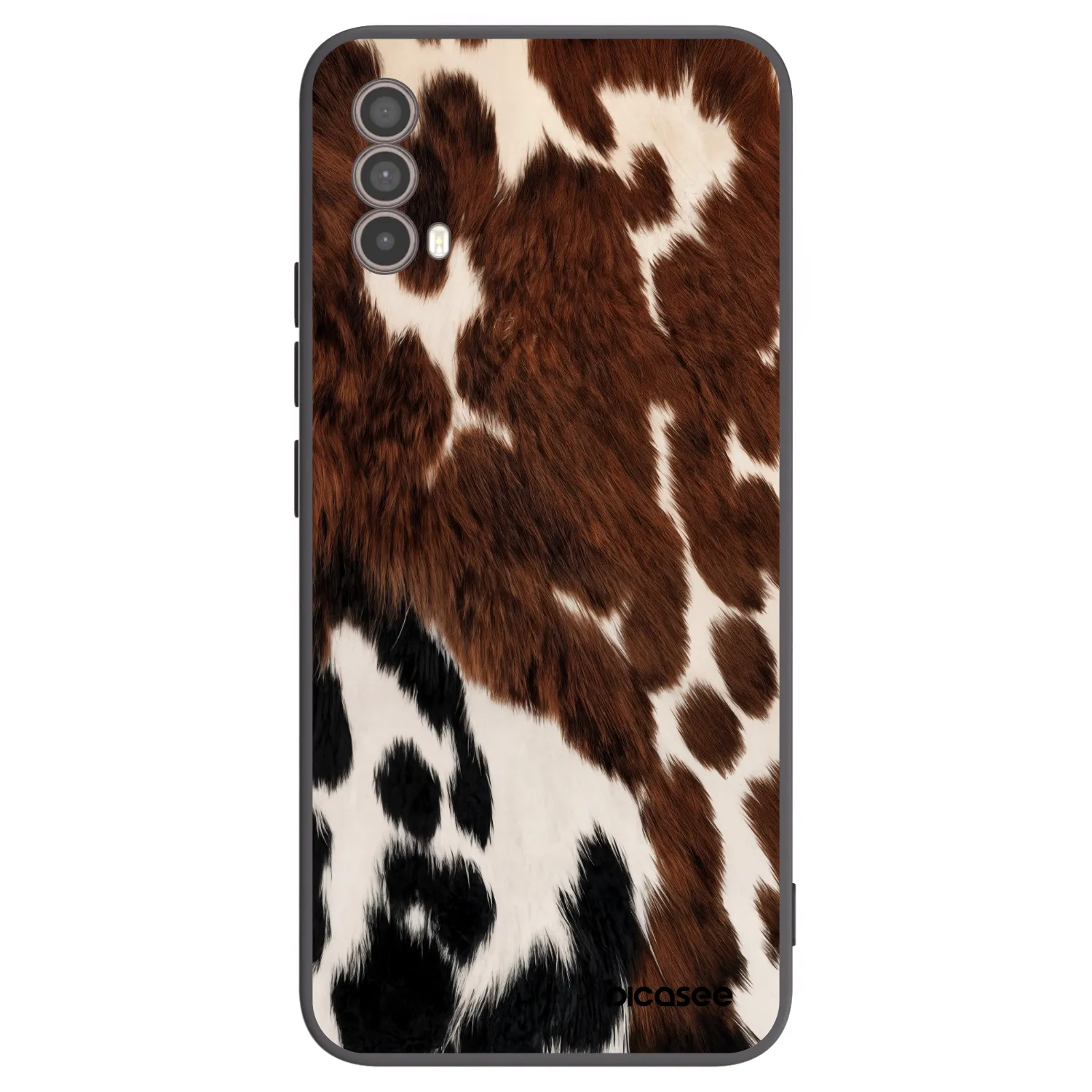 Picasee silikonový černý obal pro Motorola Moto E40 - Rust
