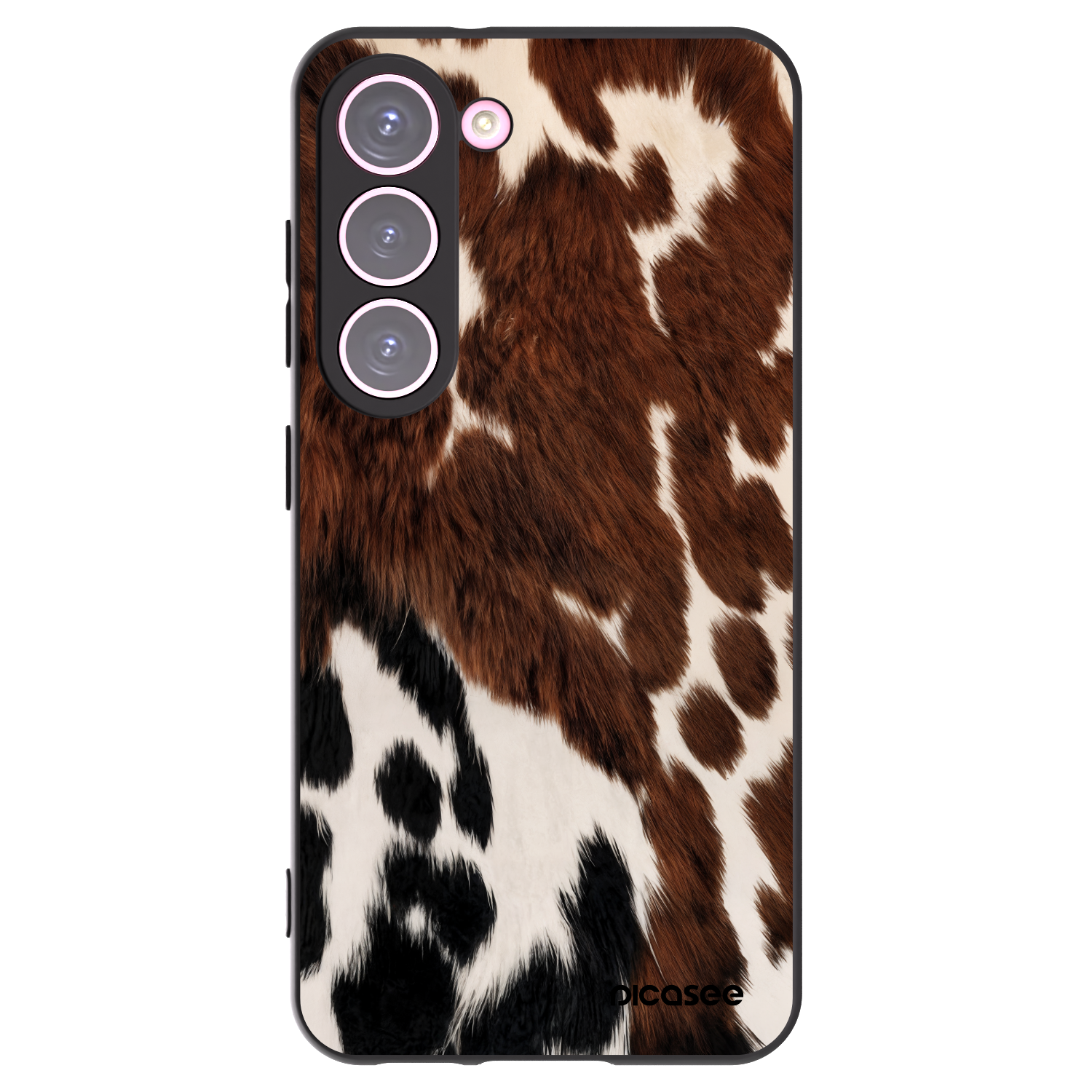 Picasee silikonový černý obal pro Samsung Galaxy S23 5G - Rust