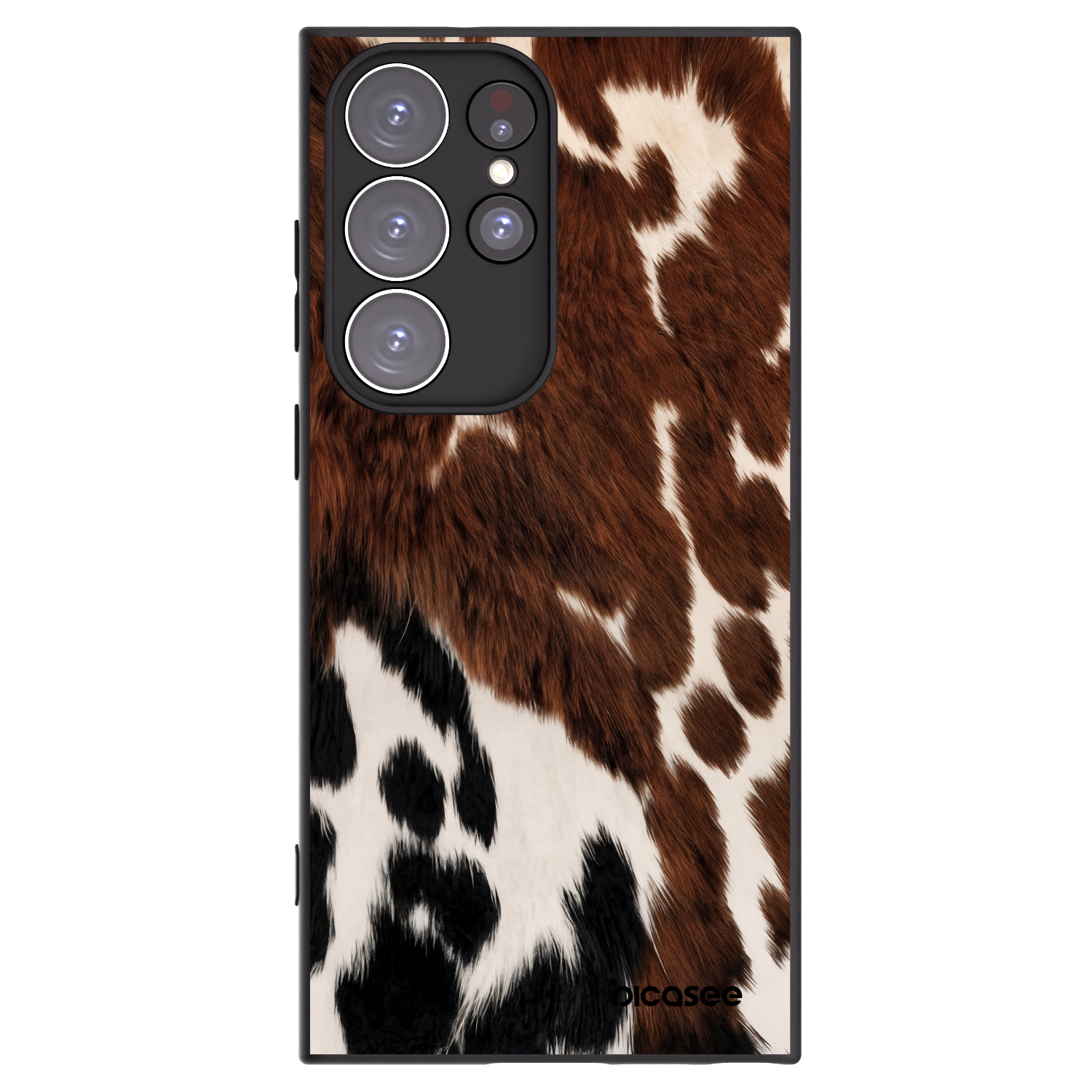 Picasee silikonový černý obal pro Samsung Galaxy S23 Ultra 5G - Rust