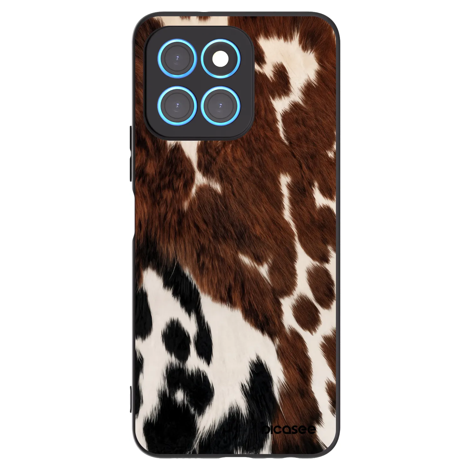 Picasee silikonový černý obal pro Honor X6 - Rust