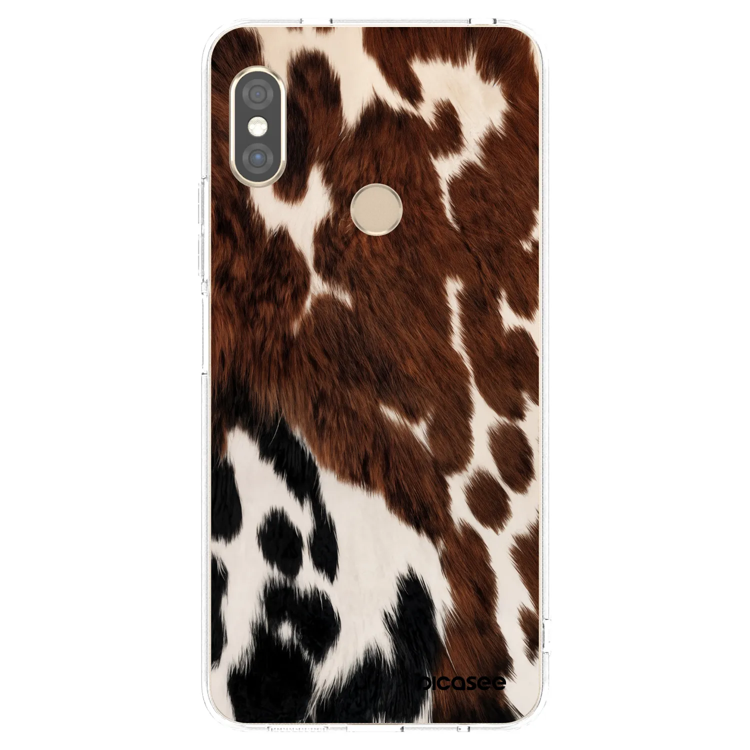 Picasee silikonový průhledný obal pro Xiaomi Redmi Note 5 Global - Rust