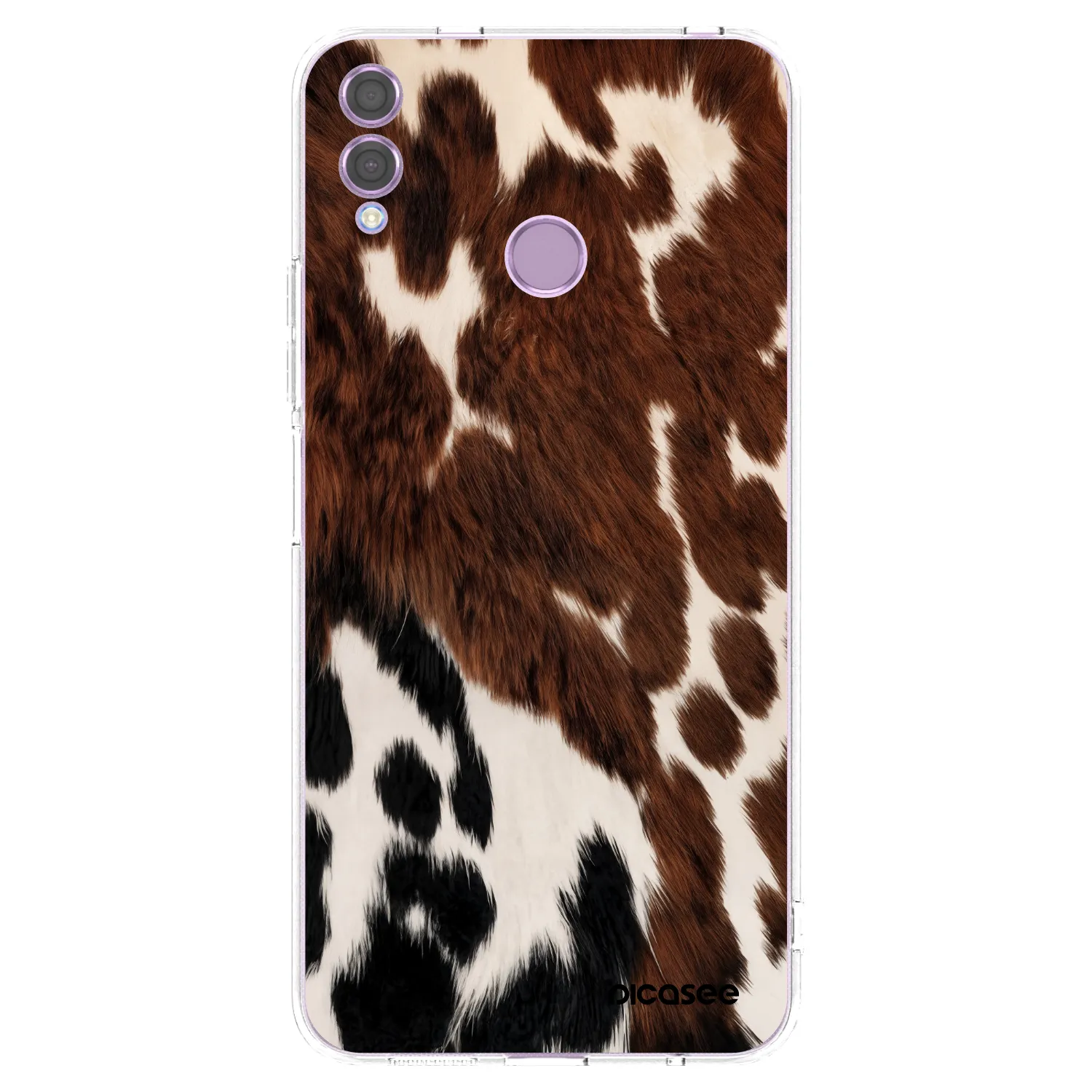 Picasee silikonový průhledný obal pro Honor 8X - Rust