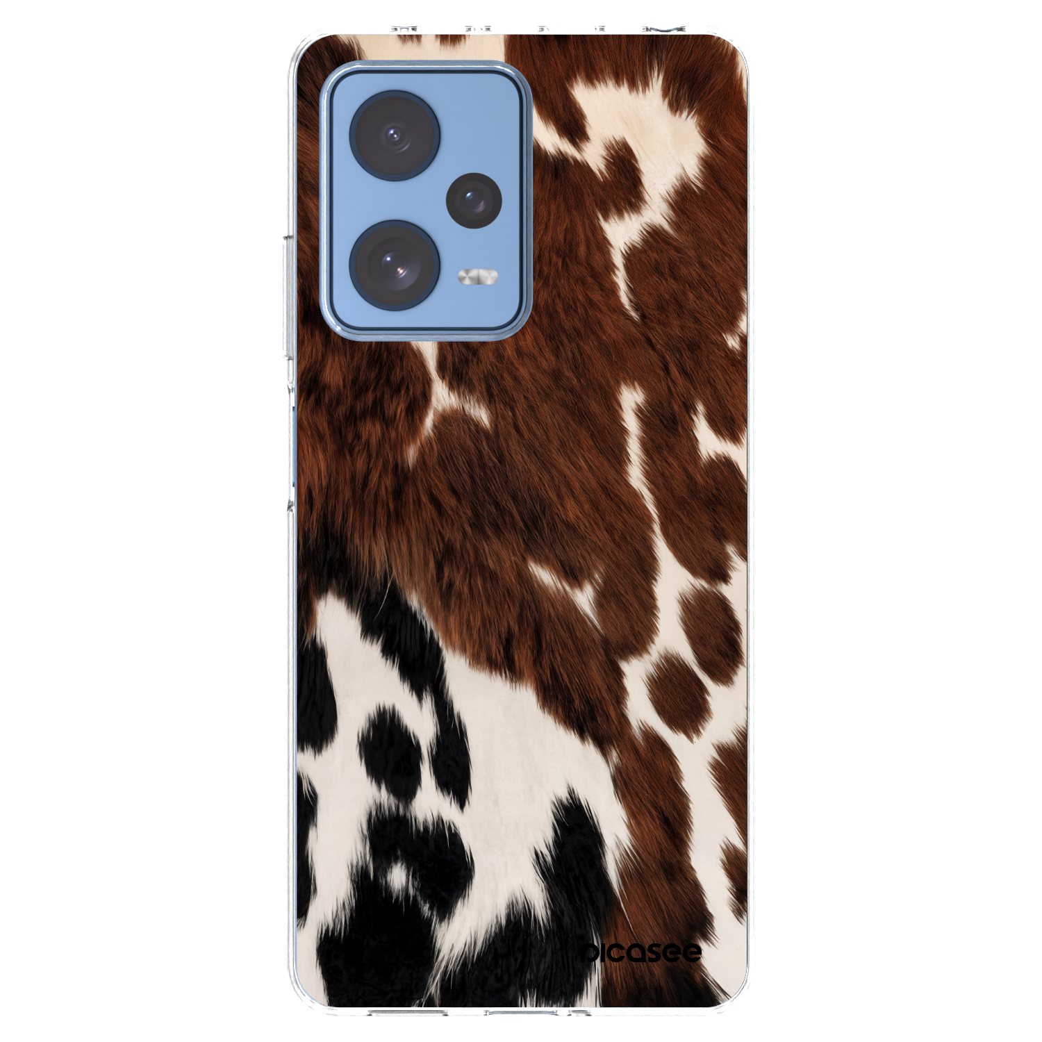 Picasee silikonový průhledný obal pro Xiaomi Redmi Note 12 Pro 5G - Rust