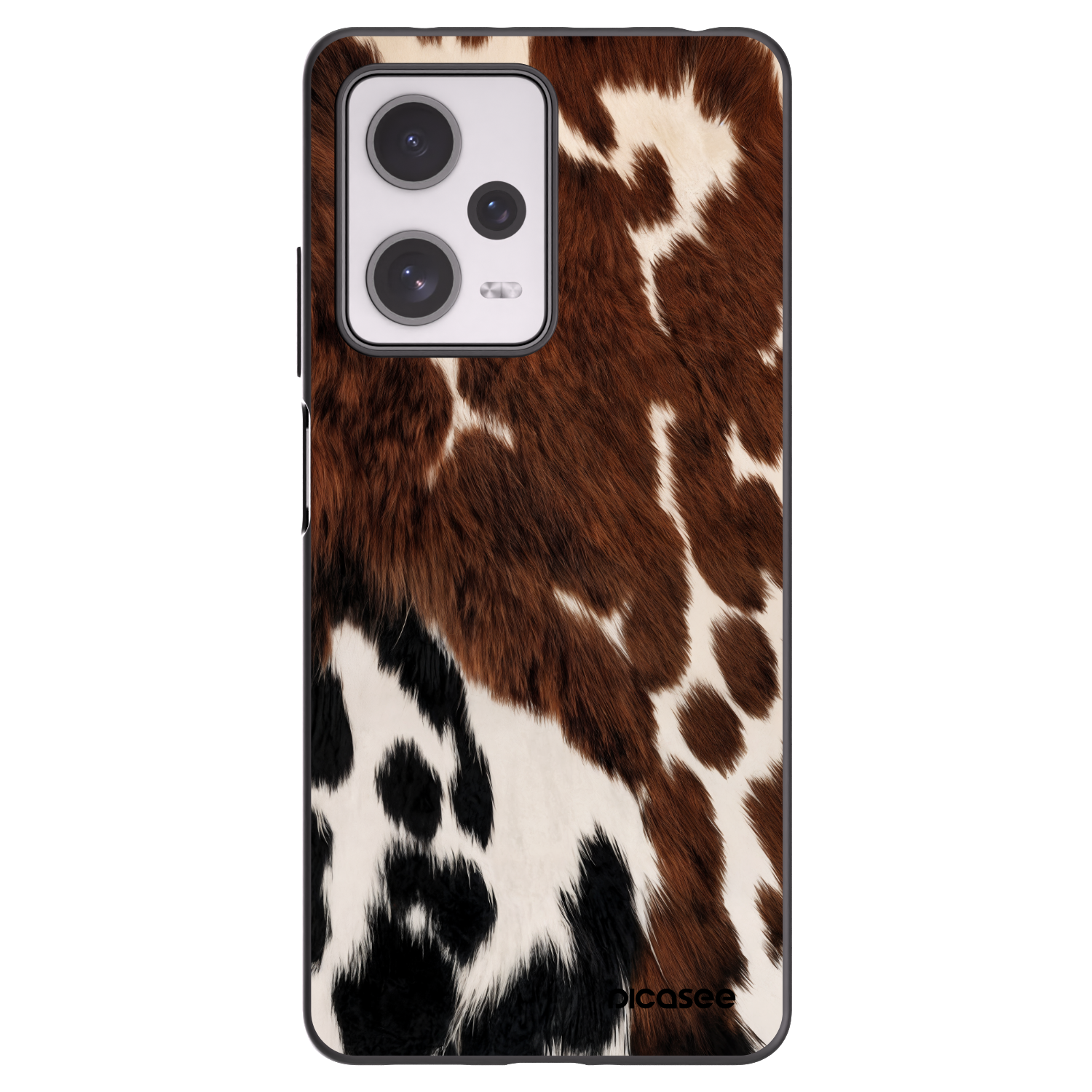 Picasee silikonový černý obal pro Xiaomi Redmi Note 12 Pro+ 5G - Rust