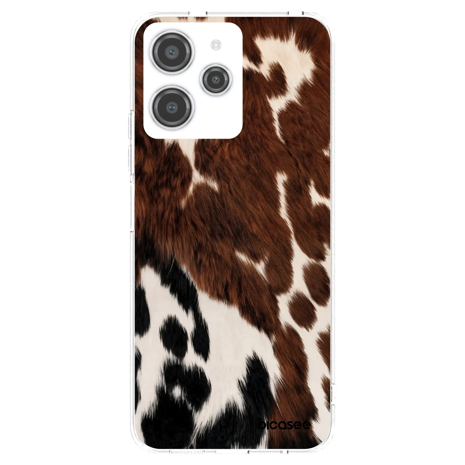 Picasee silikonový průhledný obal pro Xiaomi Redmi 12 4G - Rust