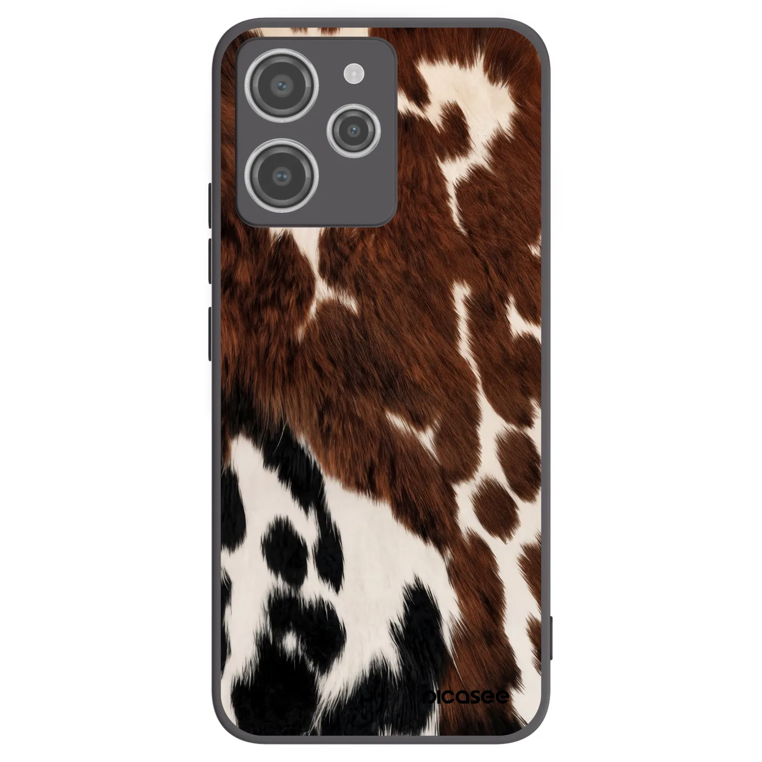 Picasee silikonový černý obal pro Xiaomi Redmi 12 4G - Rust