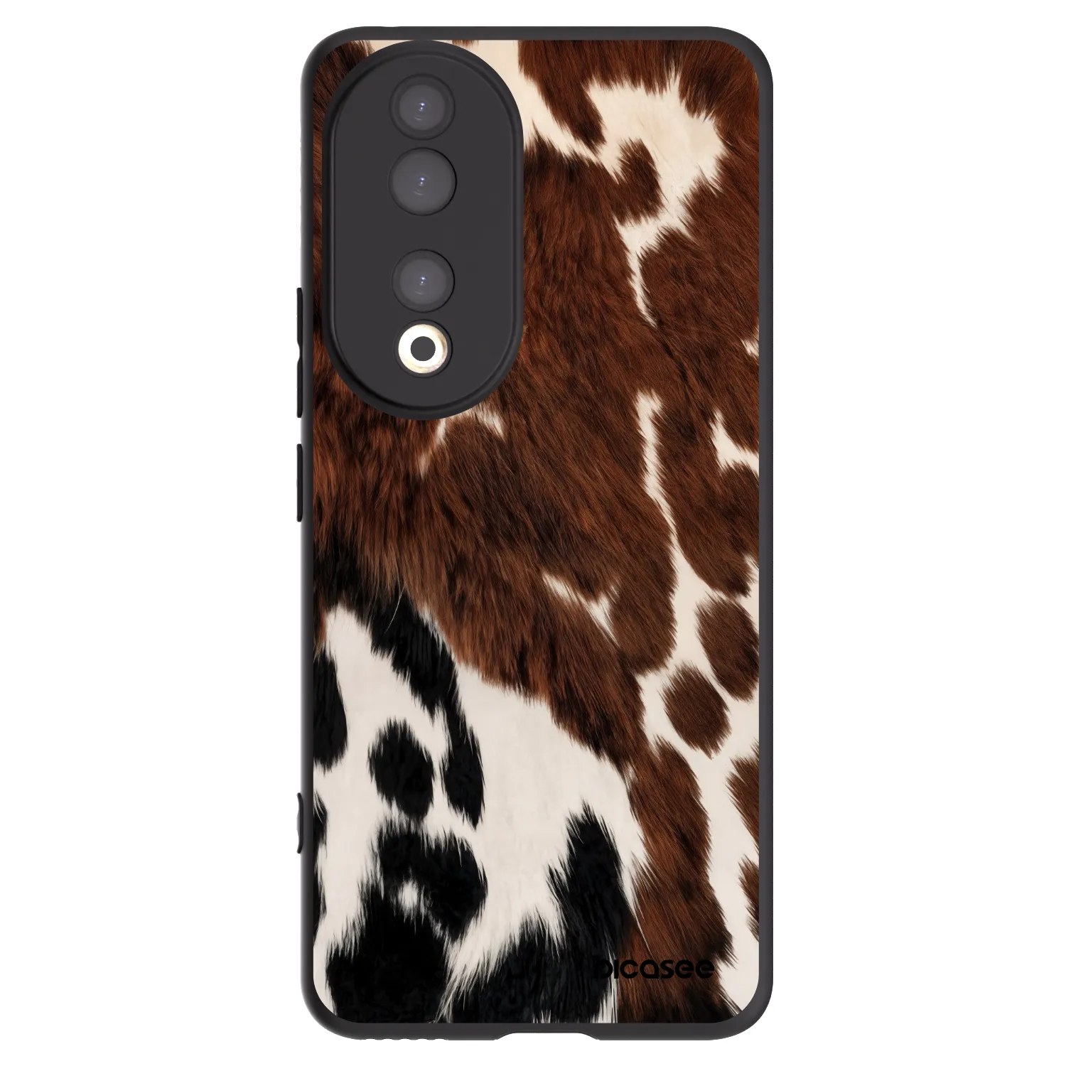 Picasee silikonový černý obal pro Honor 90 5G - Rust