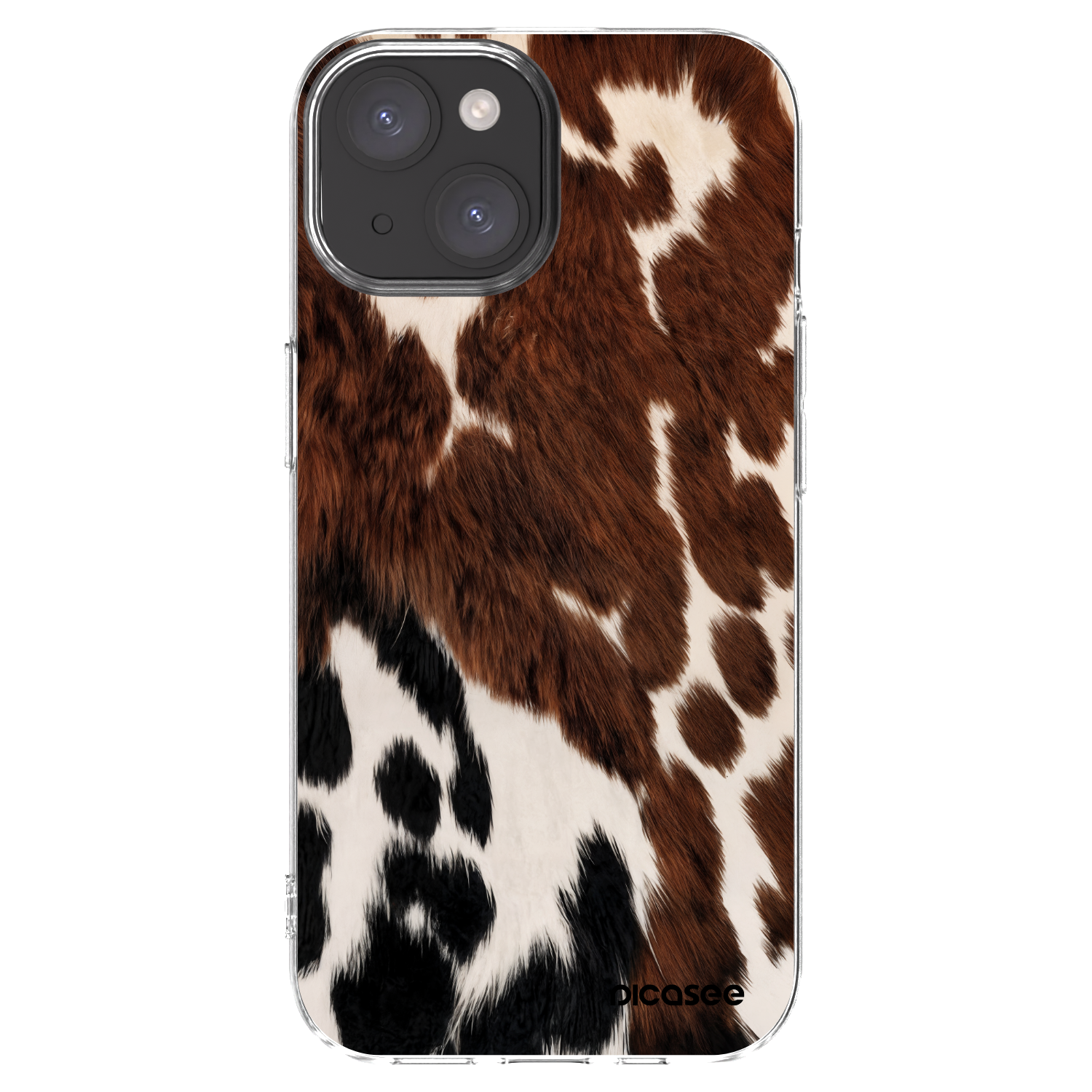 Picasee silikonový průhledný obal pro Apple iPhone 15 - Rust