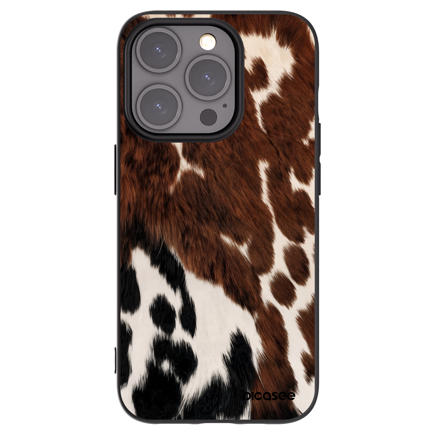 Picasee silikonový černý obal pro Apple iPhone 15 Pro - Rust