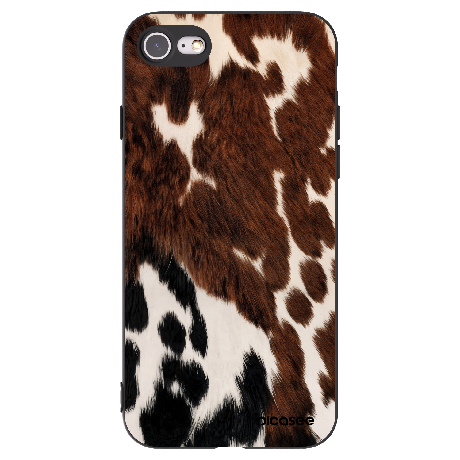 Picasee silikonový černý obal pro Apple iPhone 7 - Rust