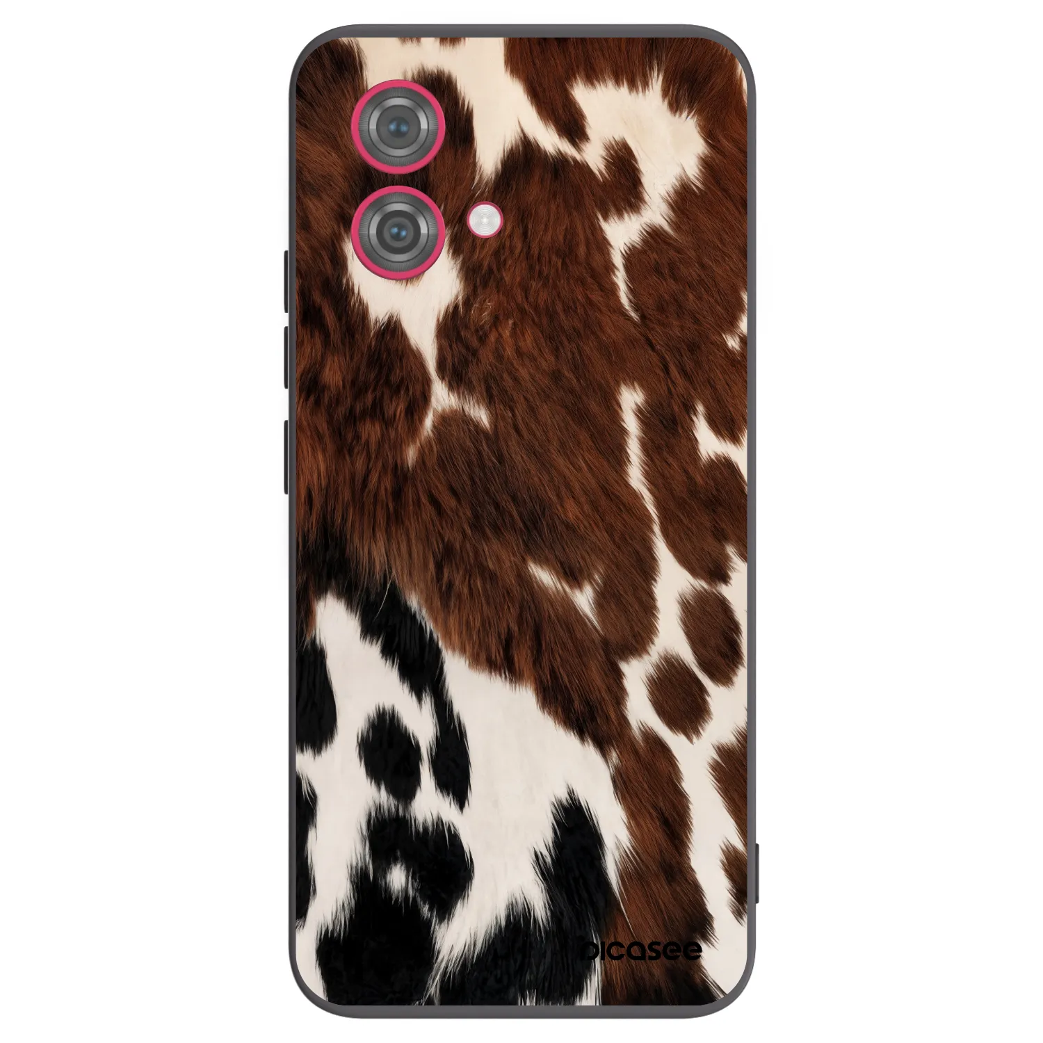 Picasee silikonový černý obal pro Motorola Moto G84 5G - Rust