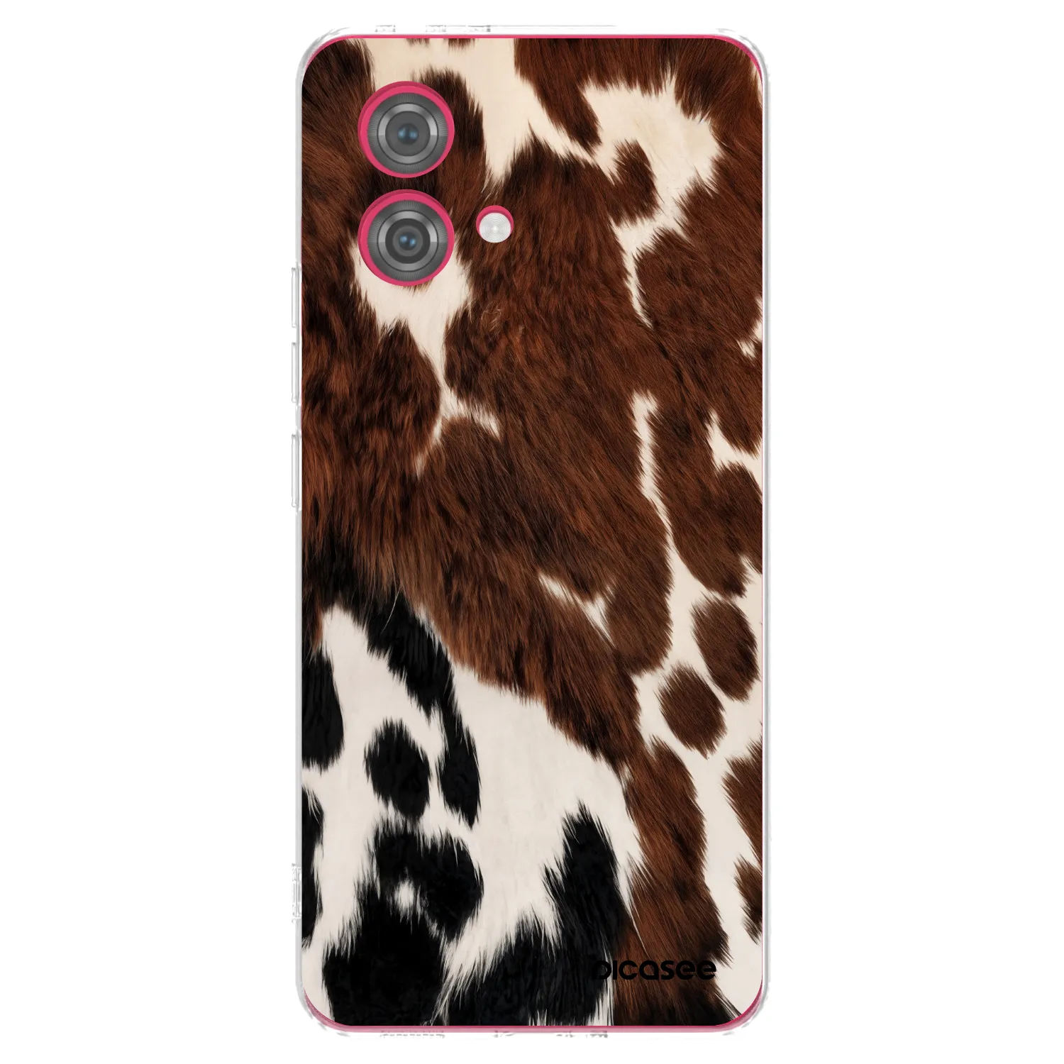 Picasee silikonový průhledný obal pro Motorola Moto G84 5G - Rust