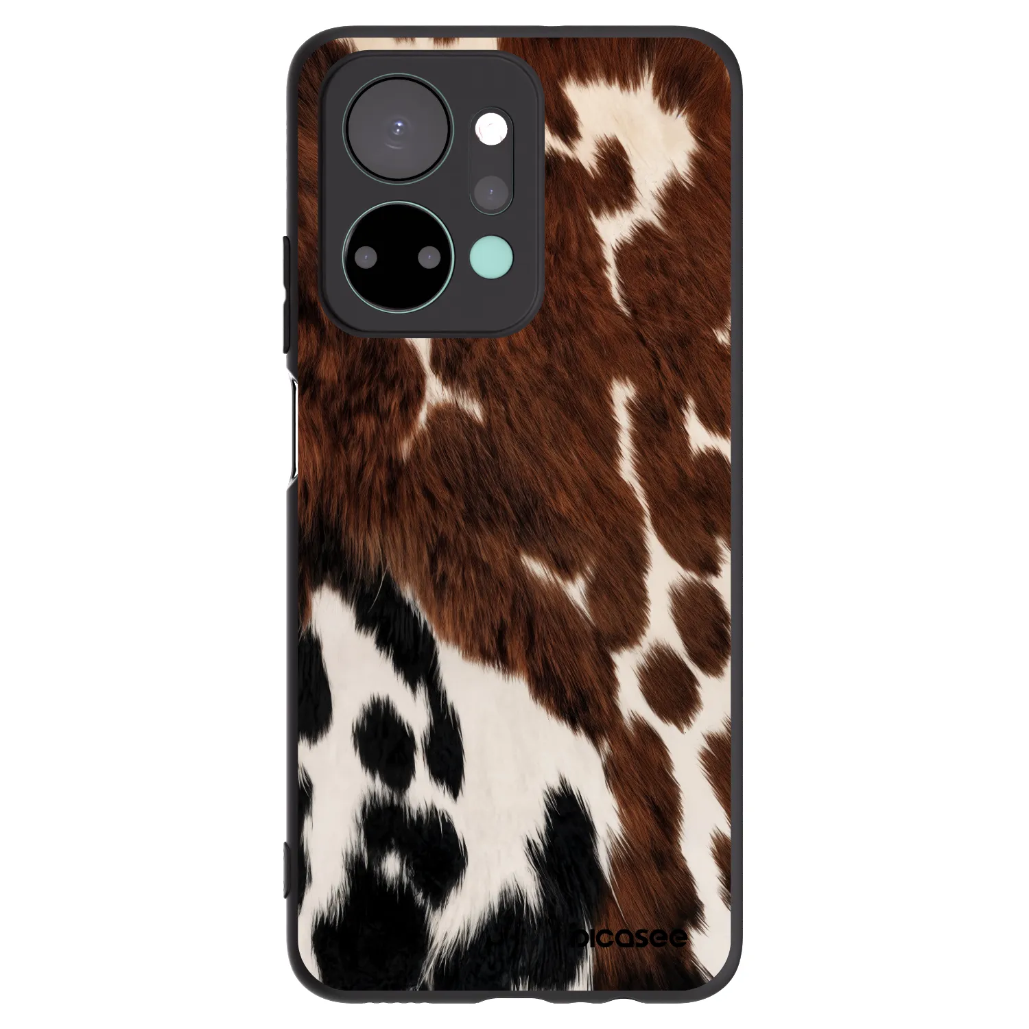 Picasee silikonový černý obal pro Honor X7a - Rust