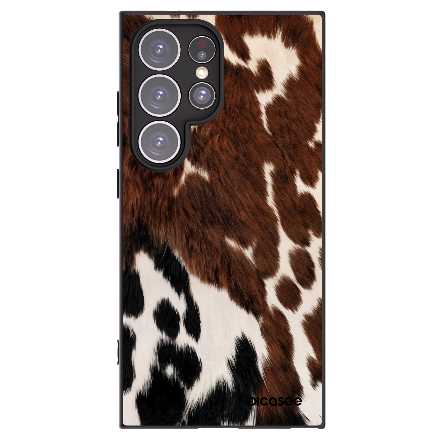 Picasee silikonový černý obal pro Samsung Galaxy S24 Ultra S928B 5G - Rust