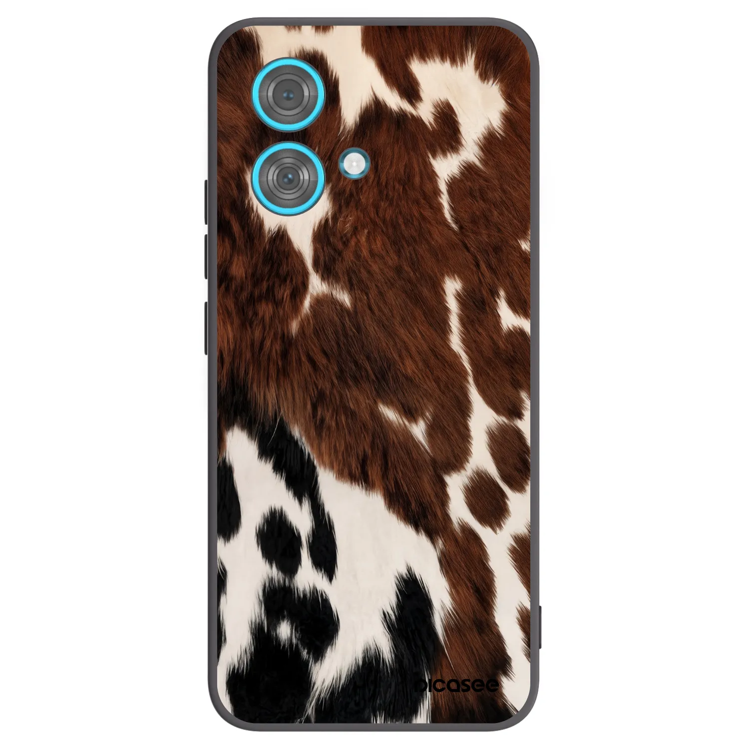 Picasee silikonový černý obal pro Motorola Edge 40 Neo - Rust