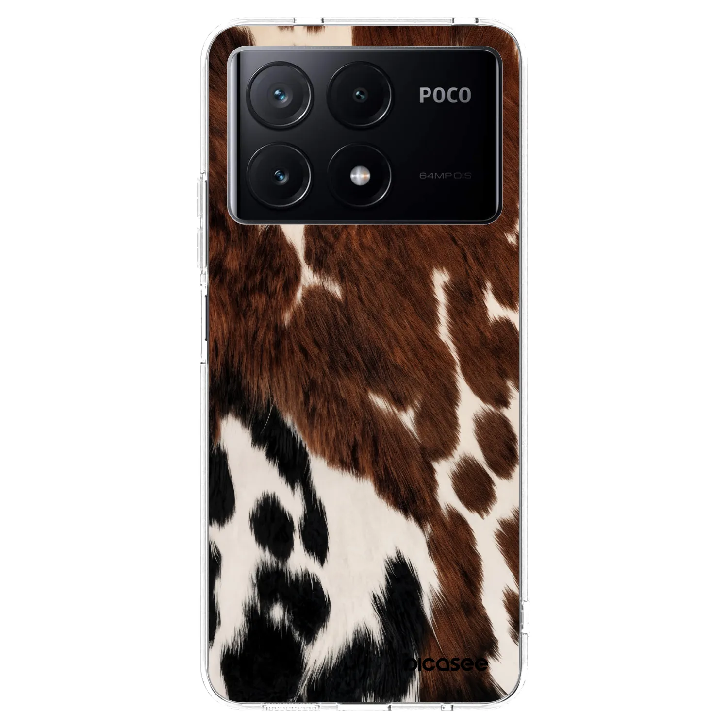 Picasee silikonový průhledný obal pro Xiaomi Poco X6 Pro - Rust