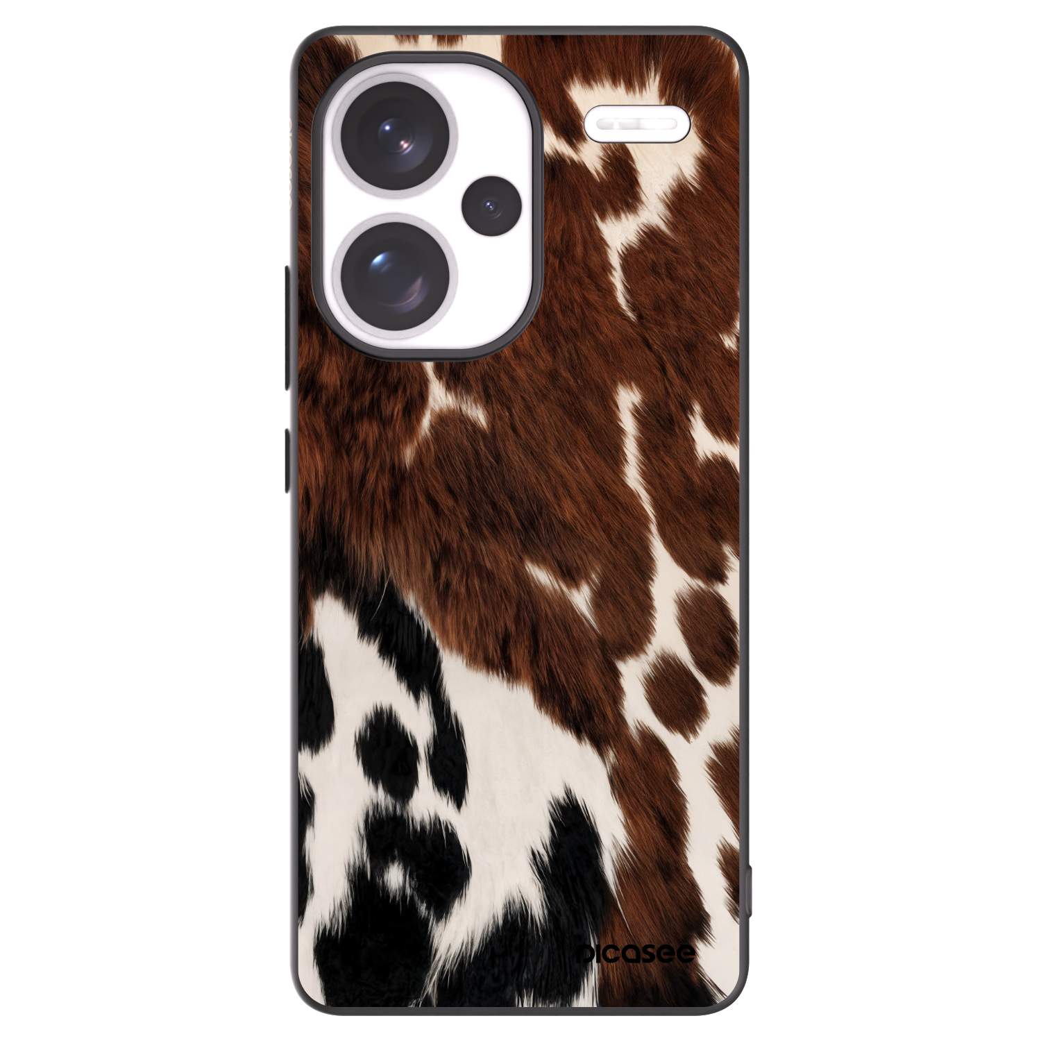 Picasee silikonový černý obal pro Xiaomi Redmi Note 13 Pro+ 5G - Rust