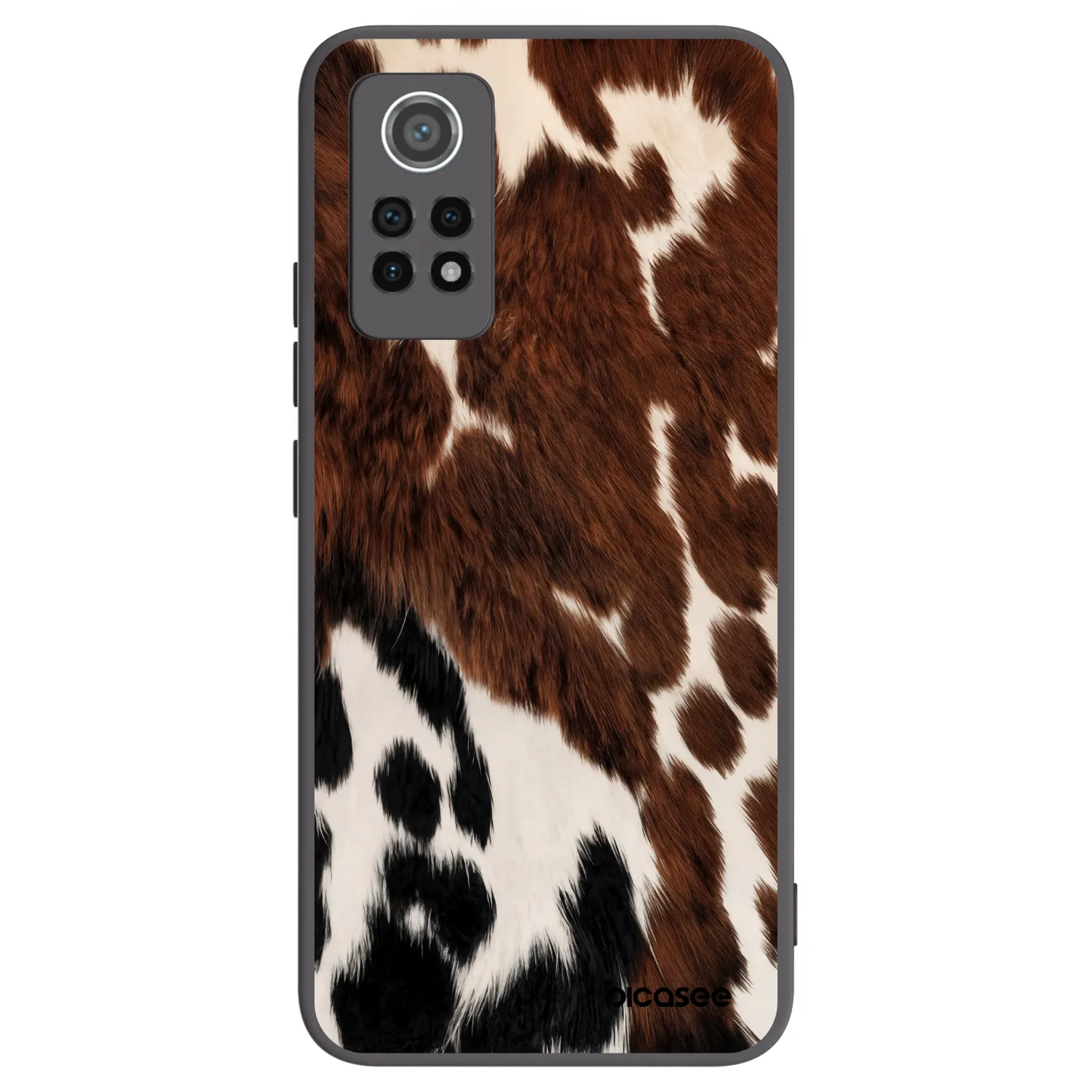 Picasee silikonový černý obal pro Xiaomi Redmi Note 12 Pro 4G - Rust