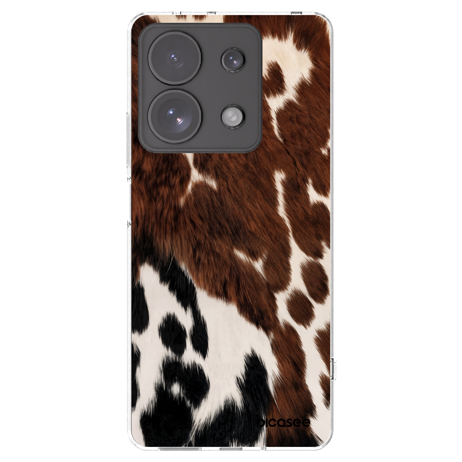Picasee silikonový průhledný obal pro Xiaomi Redmi Note 13 Pro 4G - Rust