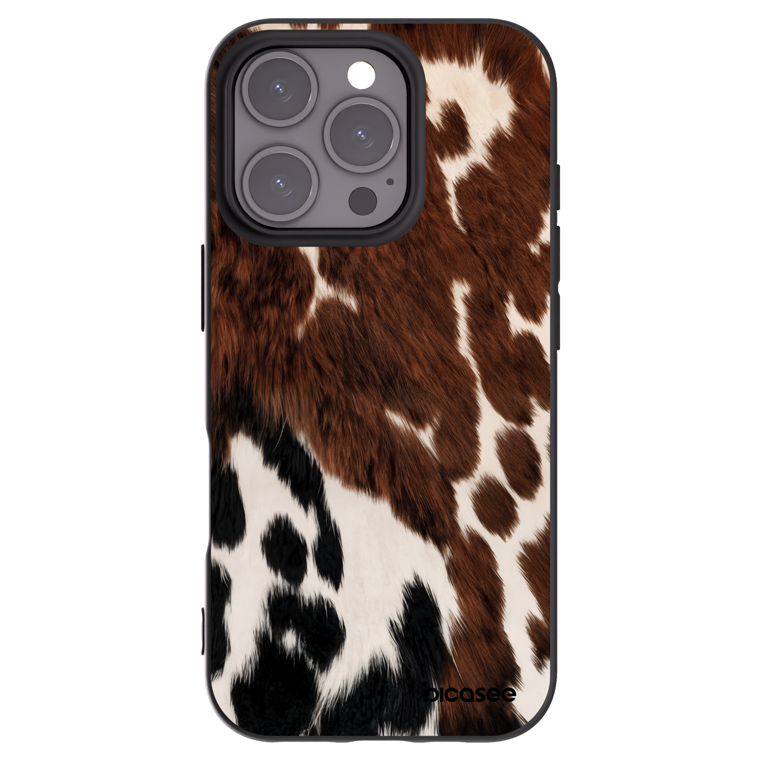 Picasee silikonový černý obal pro Apple iPhone 16 Pro - Rust
