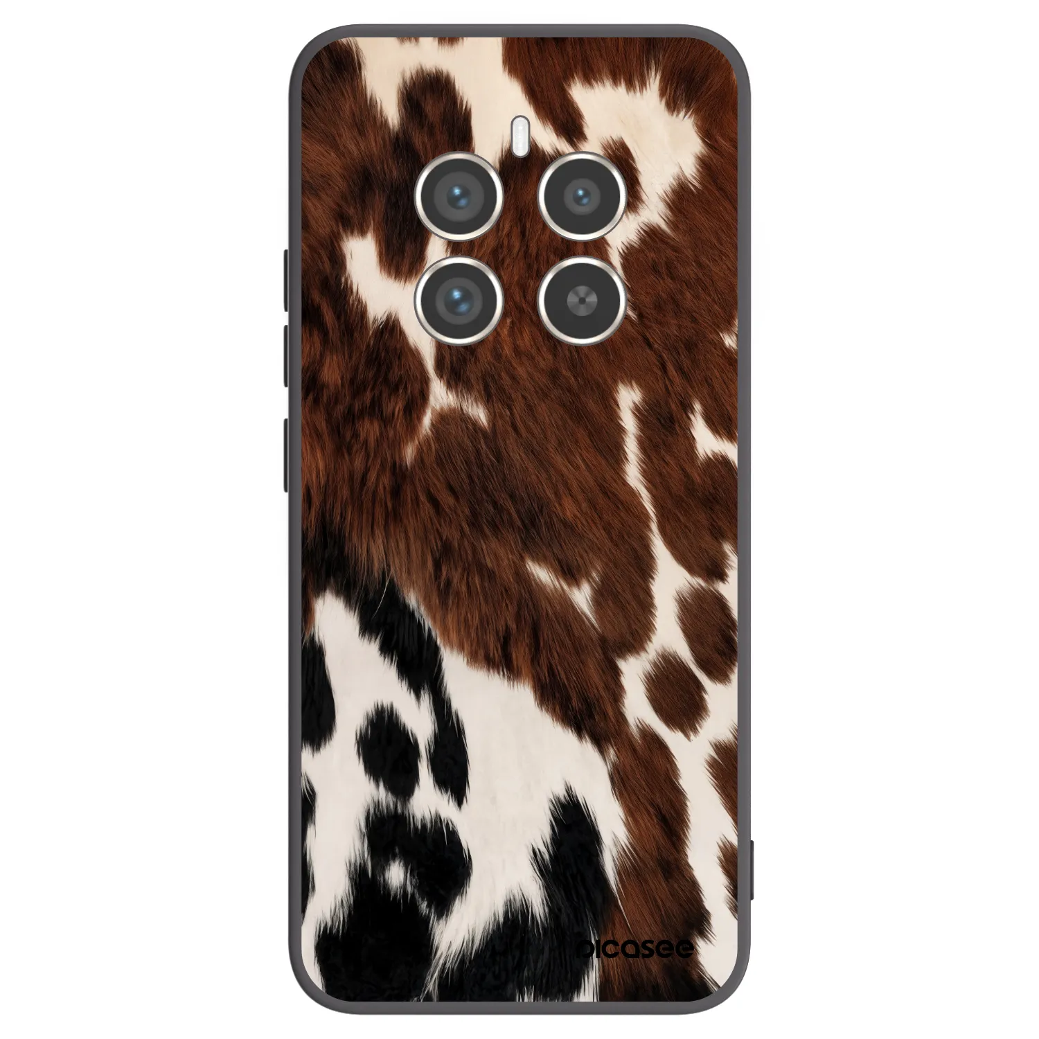 Picasee silikonový černý obal pro Realme 12 Pro 5G - Rust