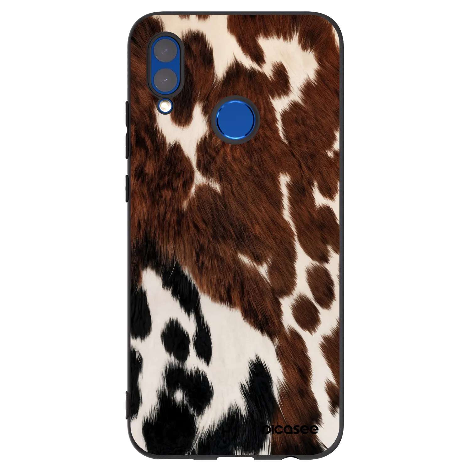 Picasee silikonový černý obal pro Huawei P Smart 2019 - Rust