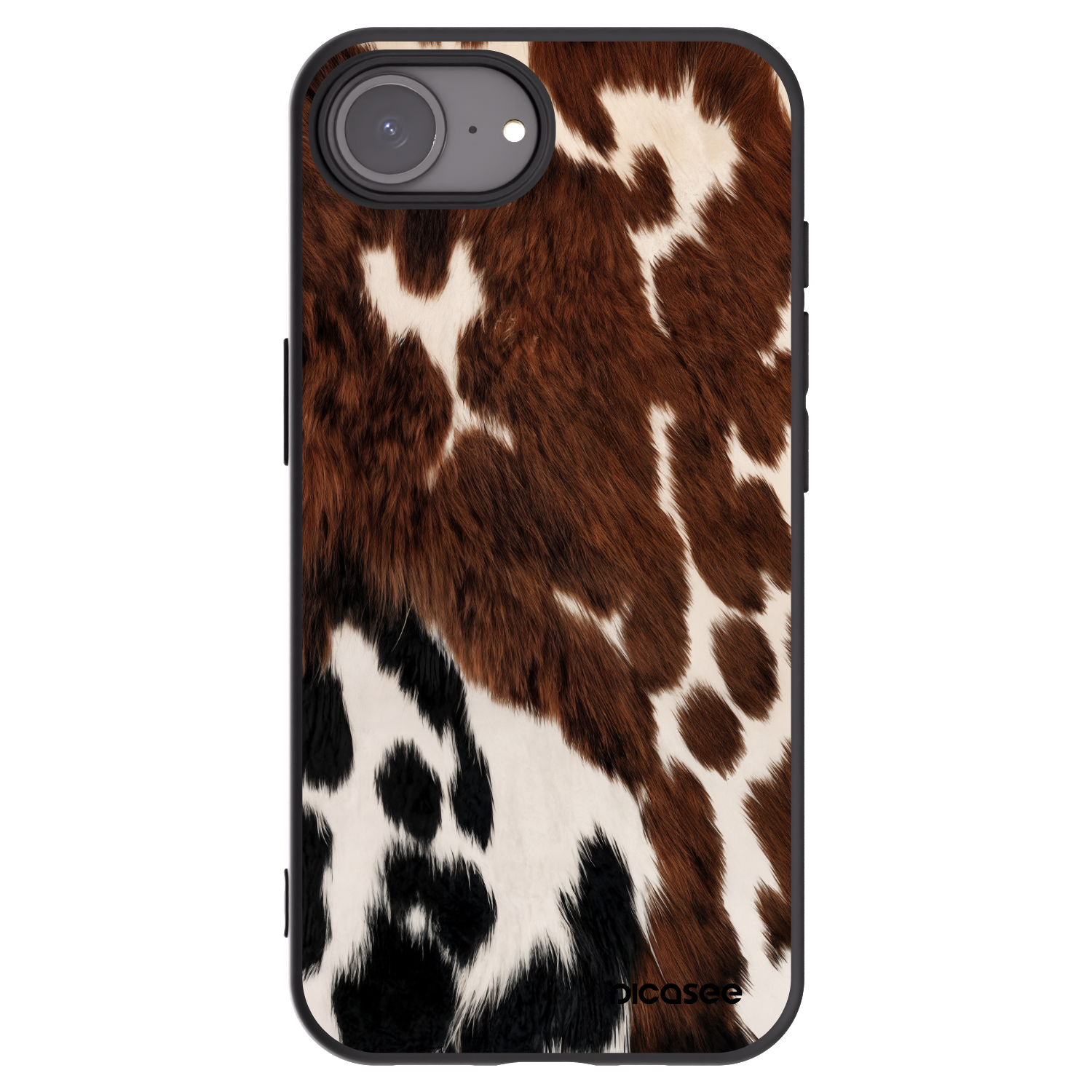 Picasee silikonový černý obal pro Apple iPhone 16e - Rust