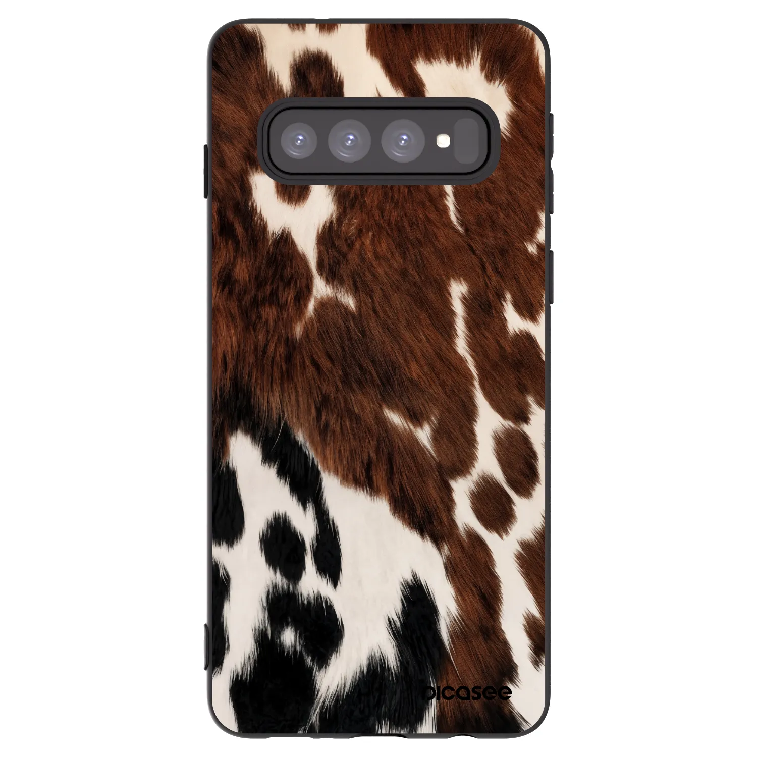 Picasee silikonový černý obal pro Samsung Galaxy S10 G973 - Rust