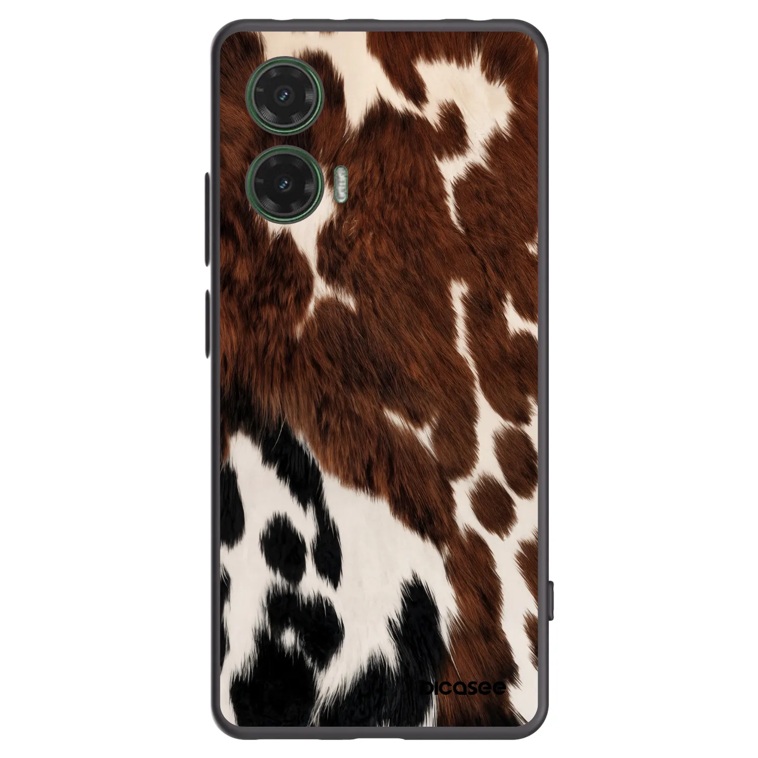 Picasee silikonový černý obal pro Motorola Moto G35 5G - Rust