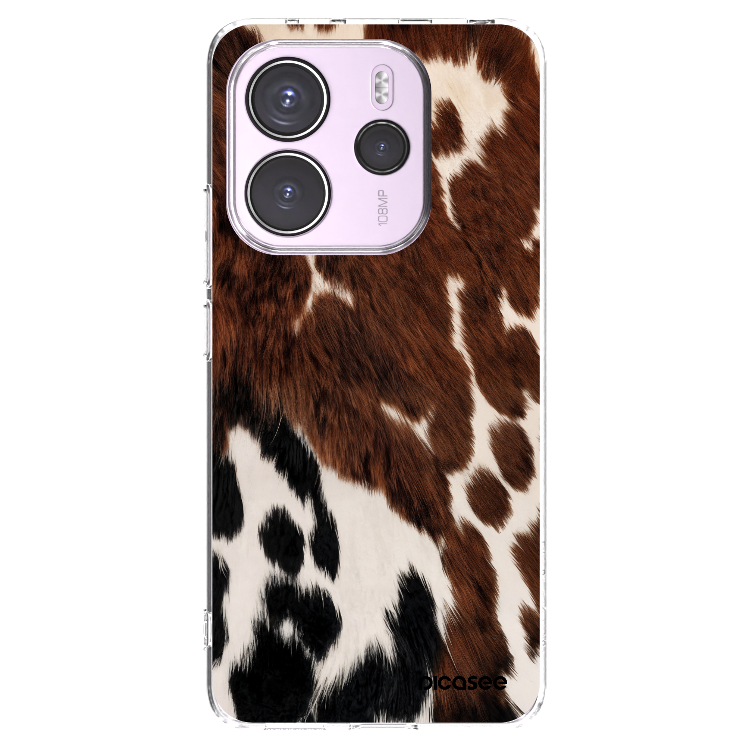 Picasee silikonový průhledný obal pro Xiaomi Redmi Note 14 4G - Rust