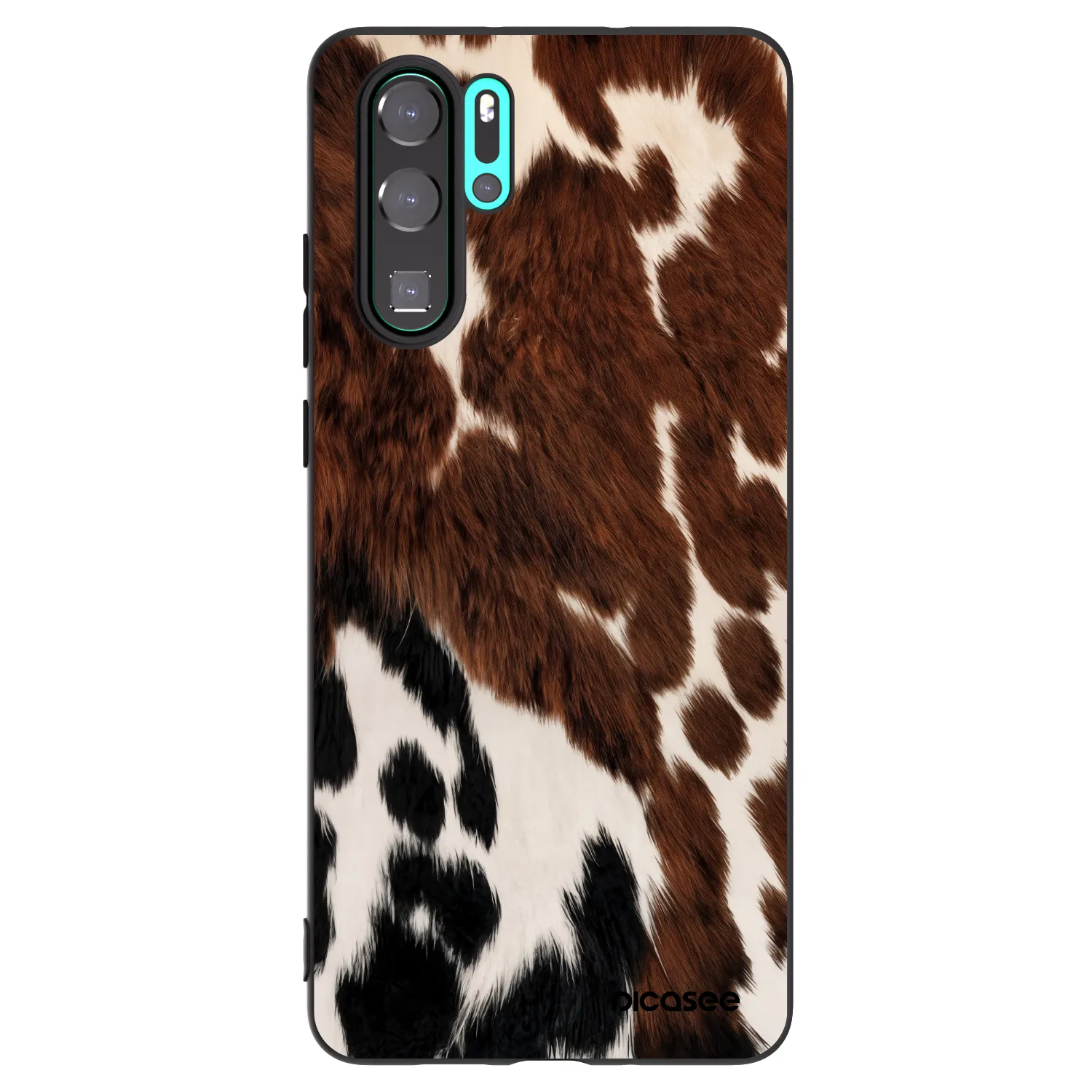 Picasee silikonový černý obal pro Huawei P30 Pro - Rust