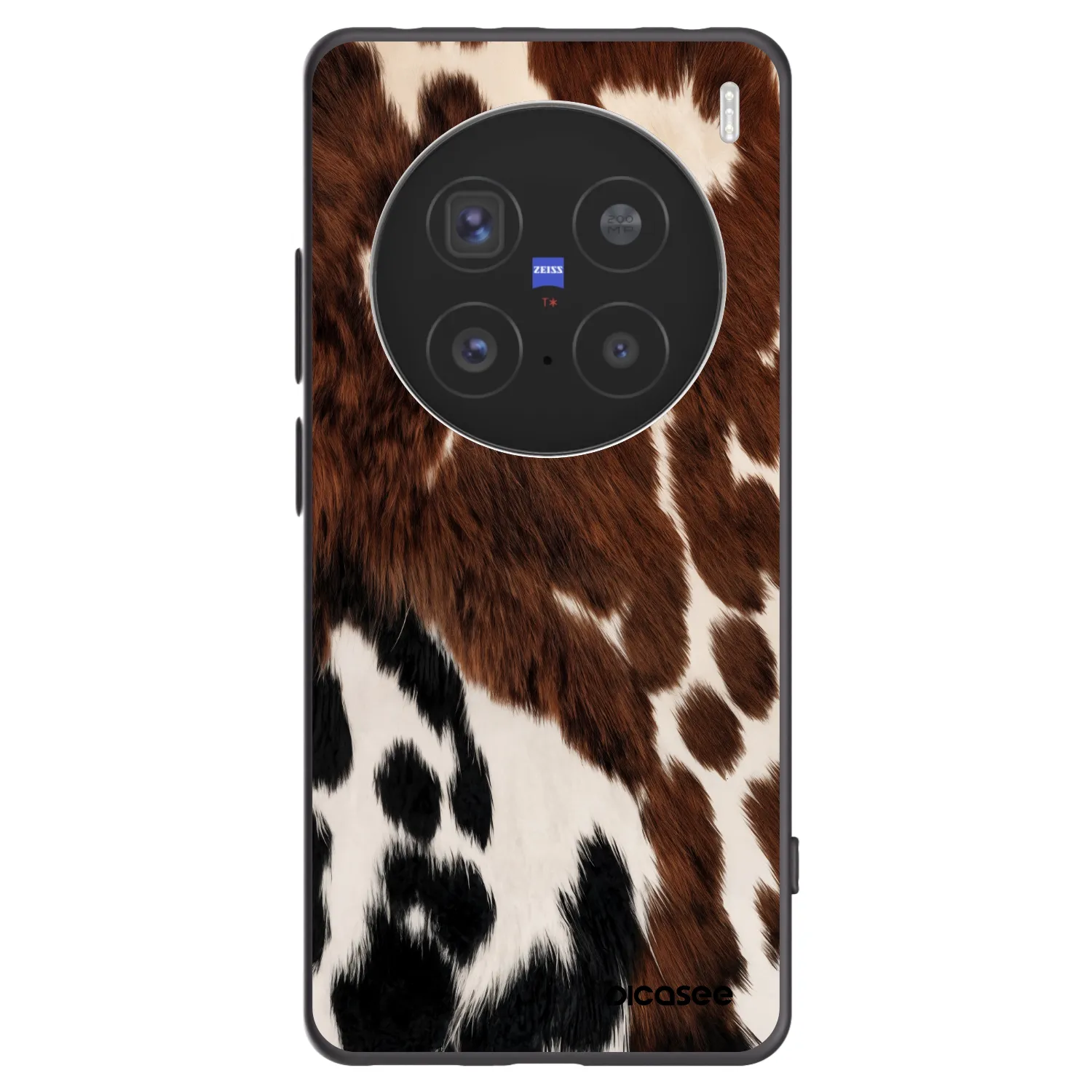 Picasee silikonový černý obal pro Vivo X200 Pro - Rust
