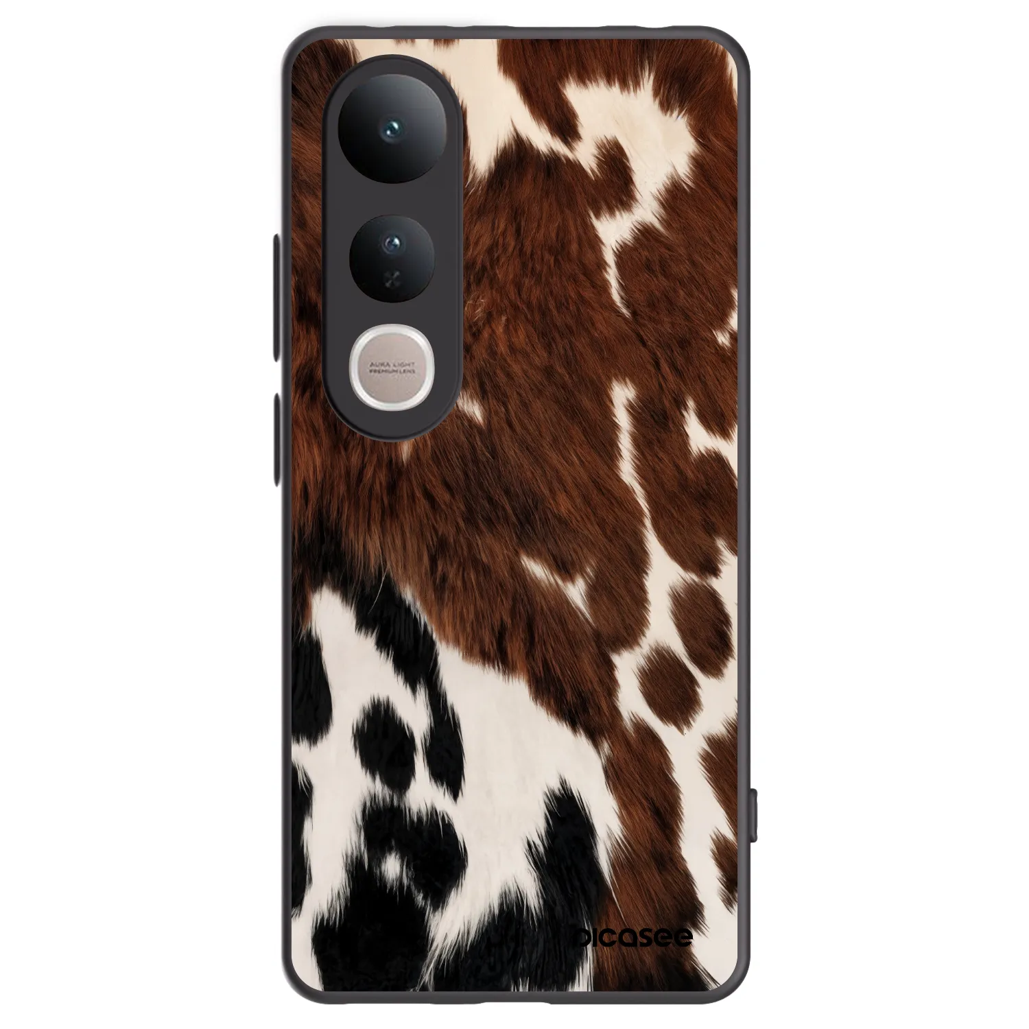 Picasee silikonový černý obal pro Vivo V50 Lite 5G - Rust