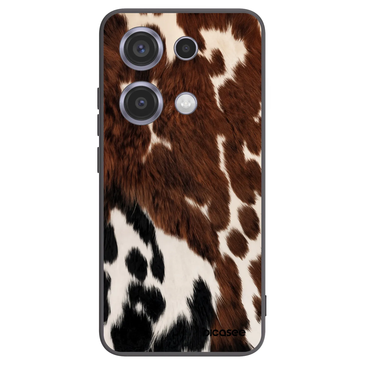 Picasee silikonový černý obal pro Xiaomi Redmi Note 14S - Rust