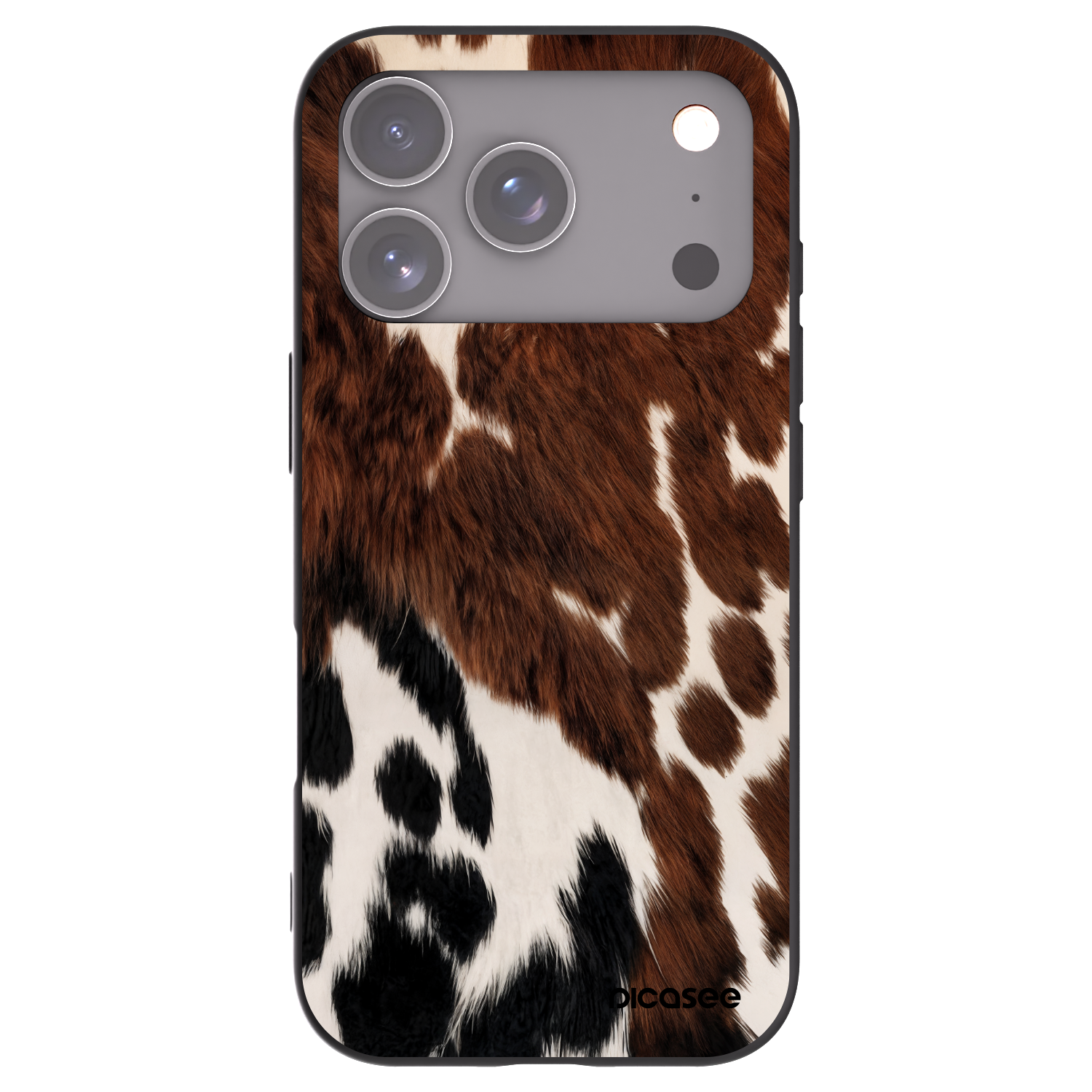 Picasee silikonový černý obal pro Apple iPhone 17 Pro - Rust