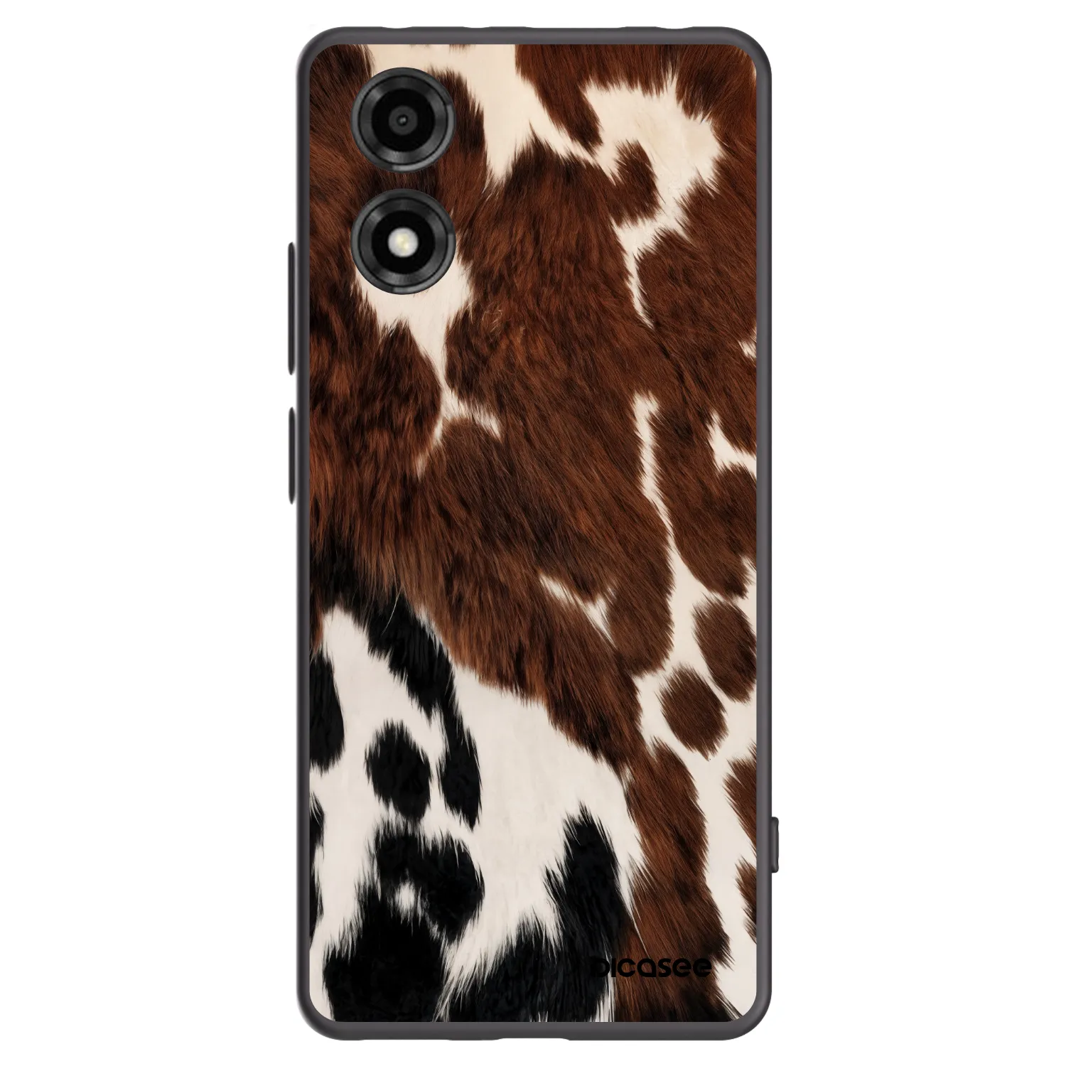 Picasee silikonový černý obal pro Motorola Moto E14 - Rust
