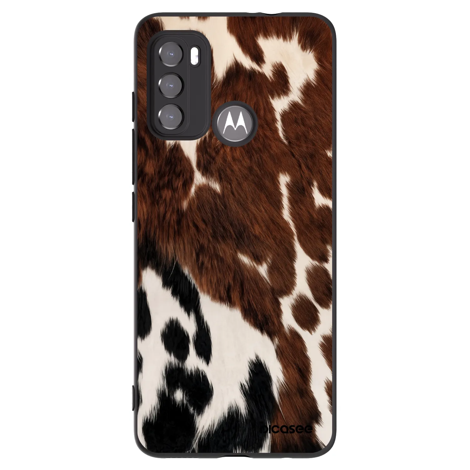 Picasee silikonový černý obal pro Motorola Edge 60 5G - Rust
