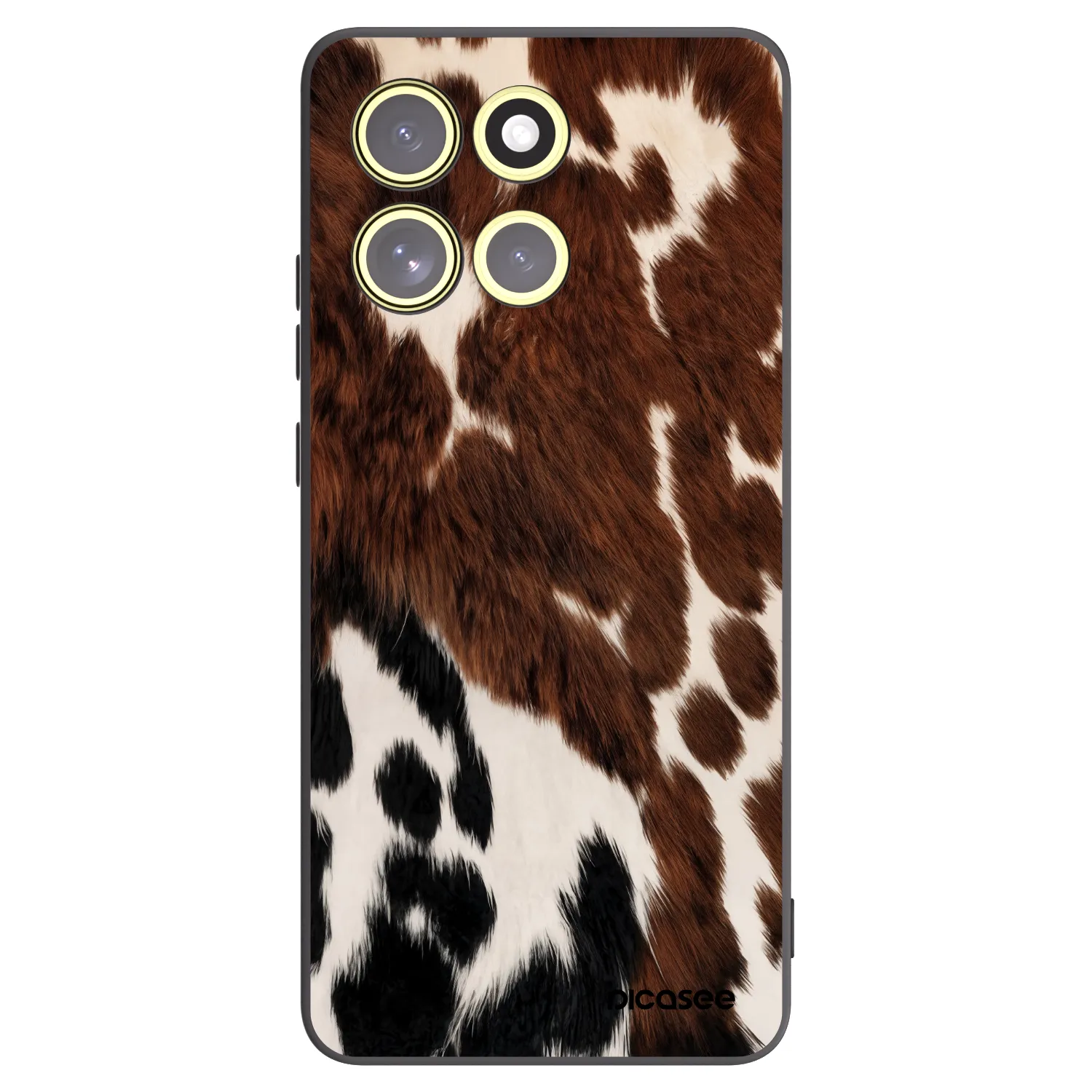 Picasee silikonový černý obal pro Motorola Moto G86 Power 5G - Rust