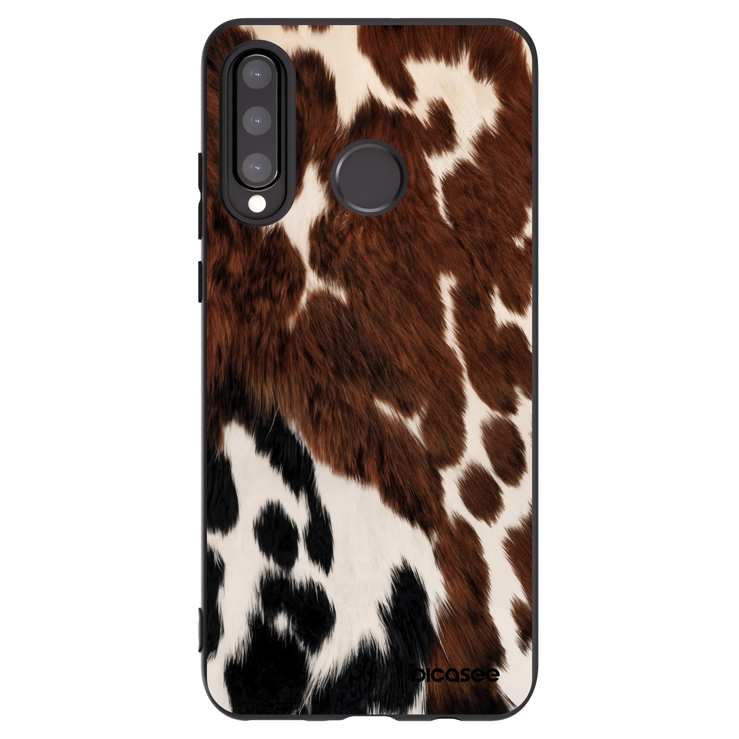 Picasee silikonový černý obal pro Huawei P30 Lite - Rust