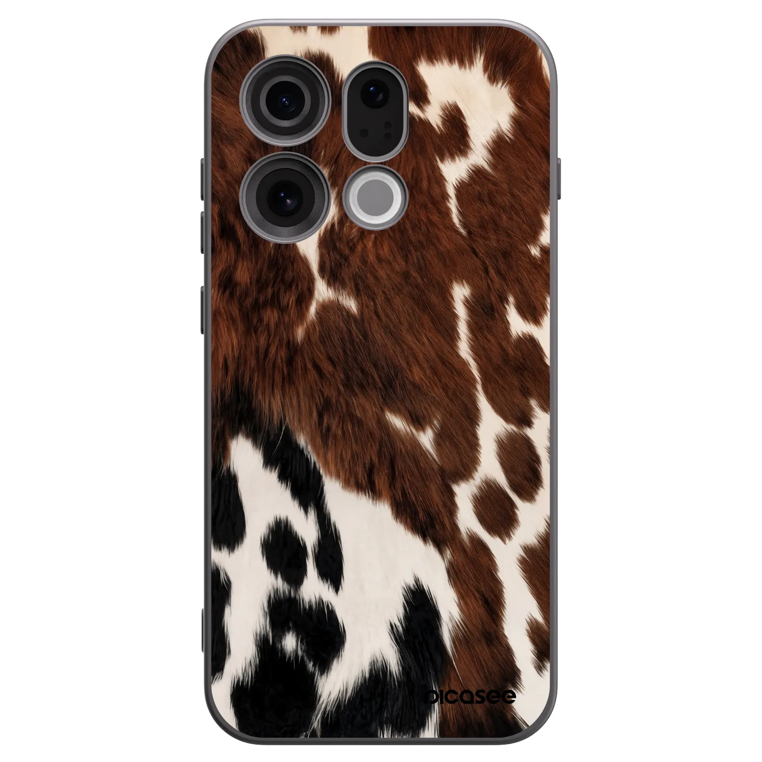 Picasee silikonový černý obal pro OPPO Find X9 - Rust