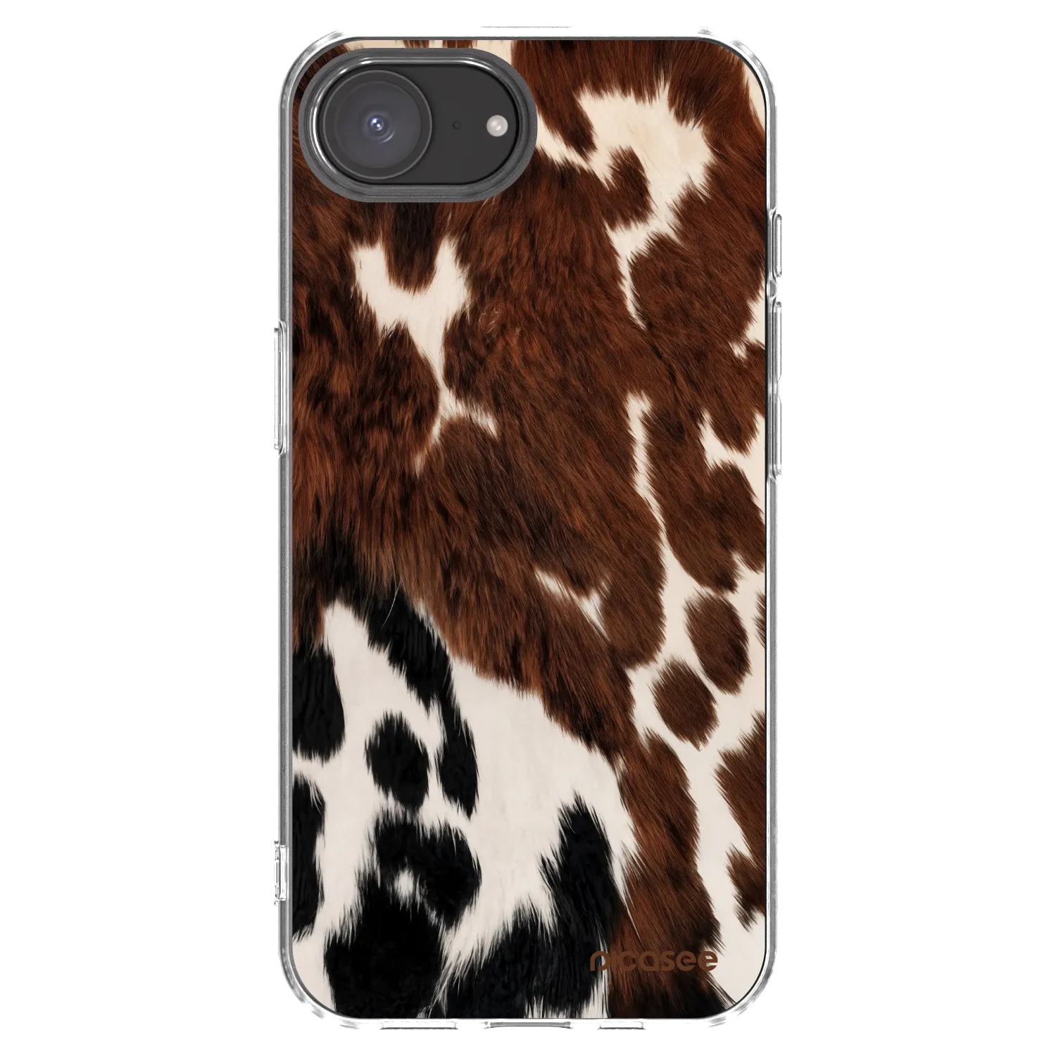 Picasee silikonový průhledný obal pro Apple iPhone 17e - Rust