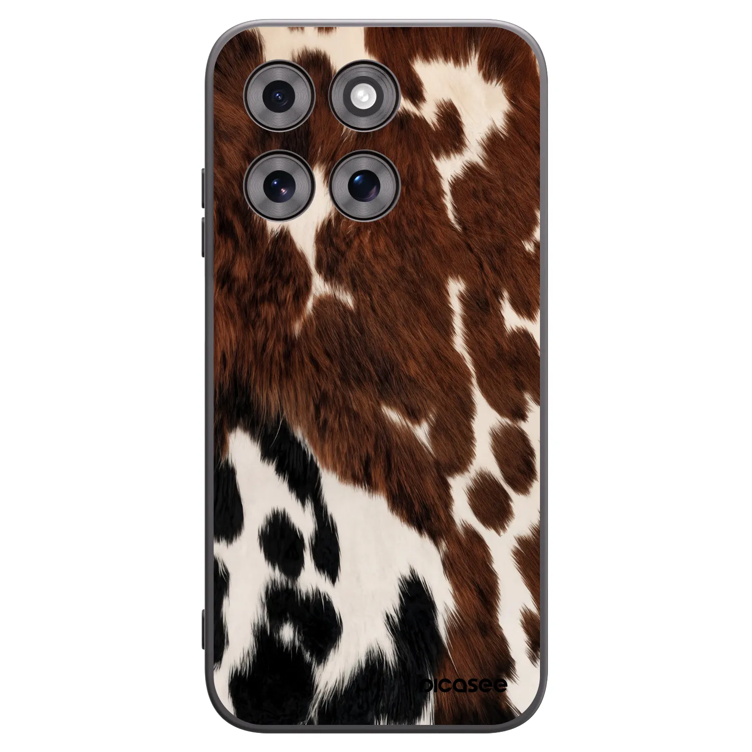 Picasee silikonový černý obal pro Motorola Moto G77 - Rust