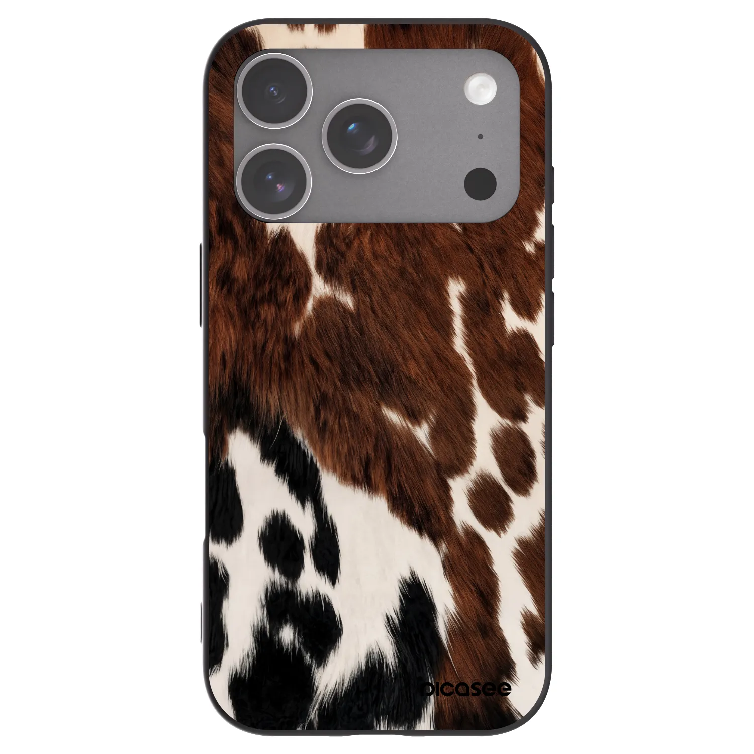 Picasee silikonový černý obal pro Apple iPhone 18 Pro - Rust